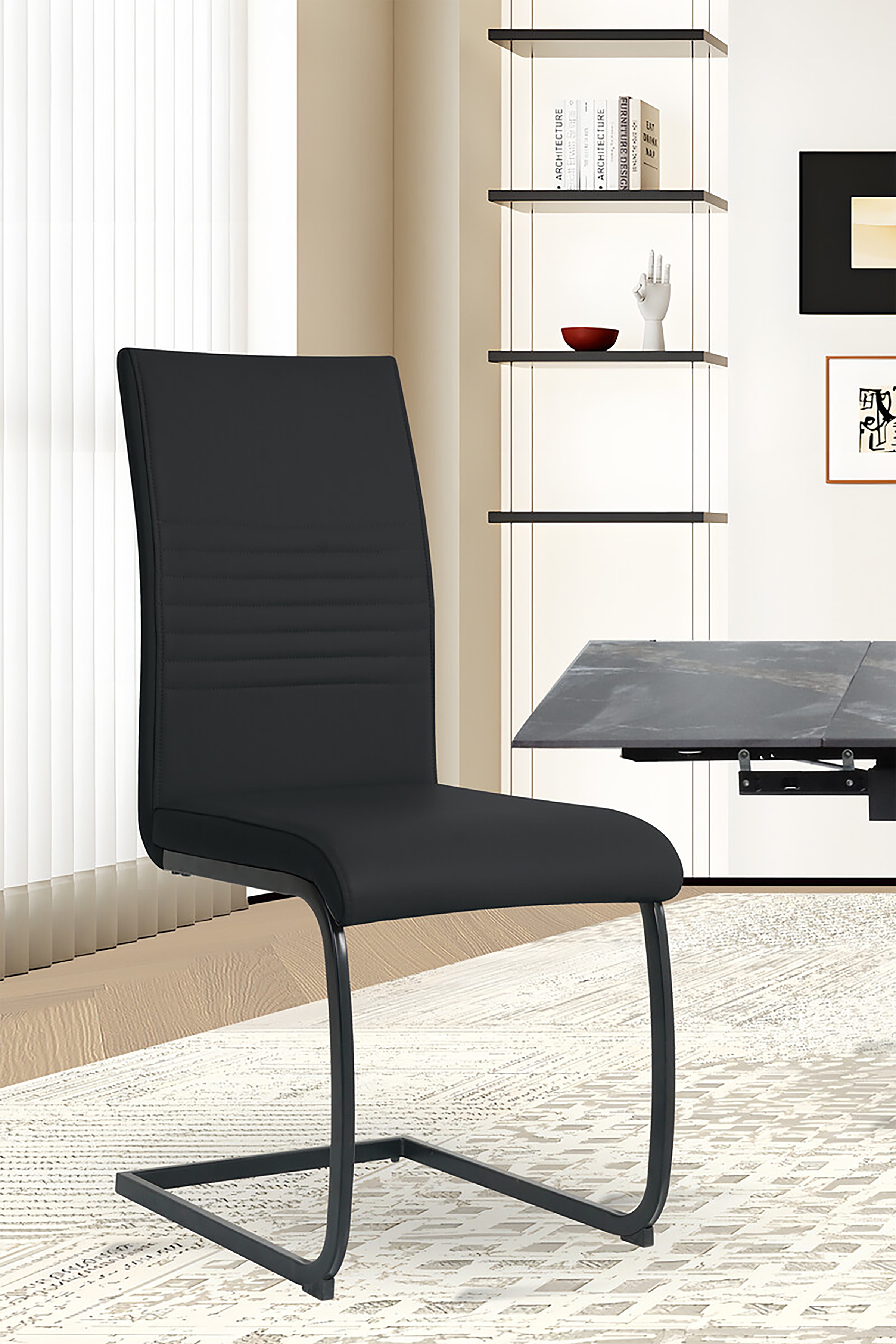 2x Kazari Freischwinger Schwarz
