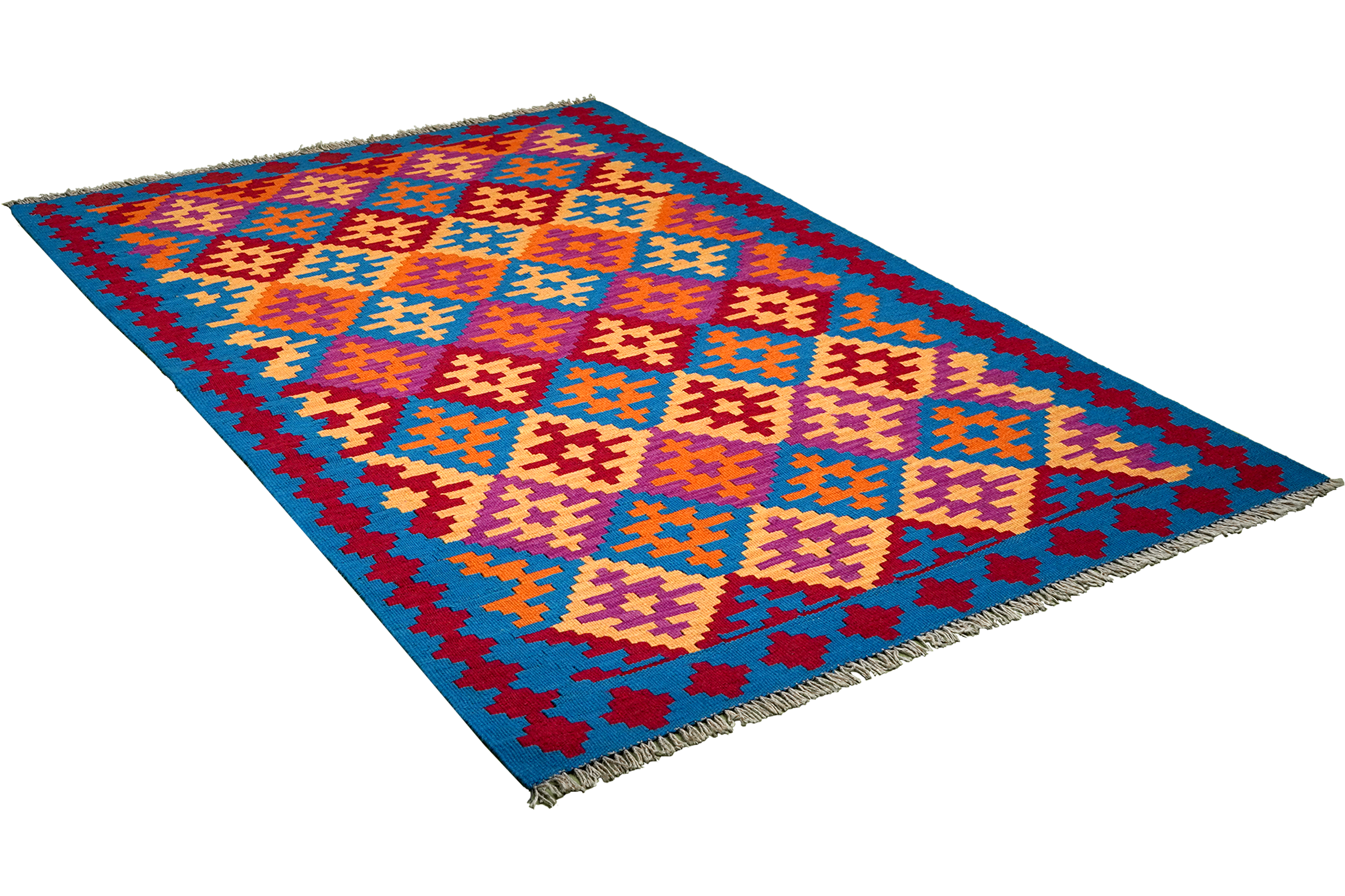 Kilim Gashgai Teppich Mehrfarbig
