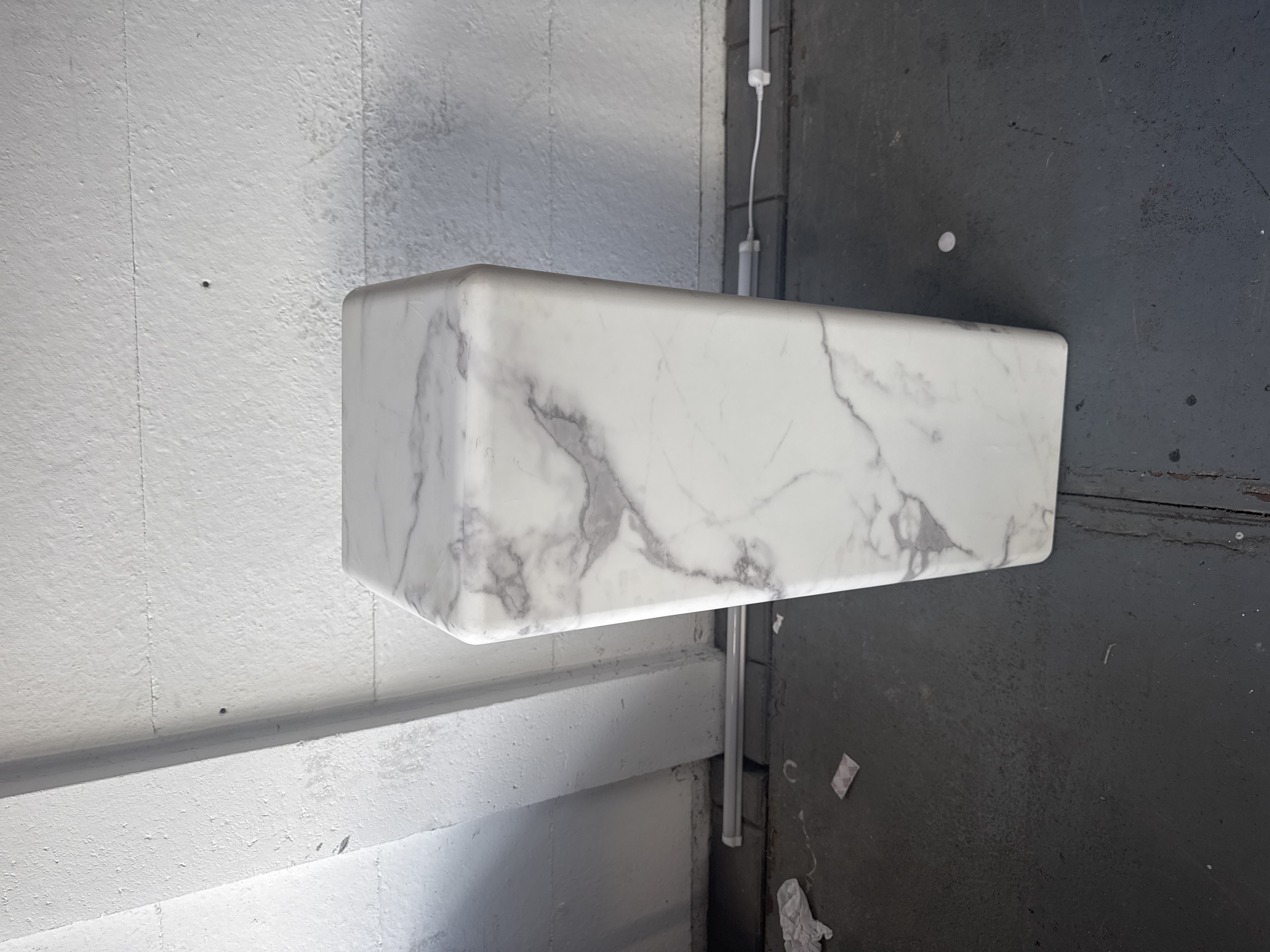 Decorative Column Polspotten Marble White