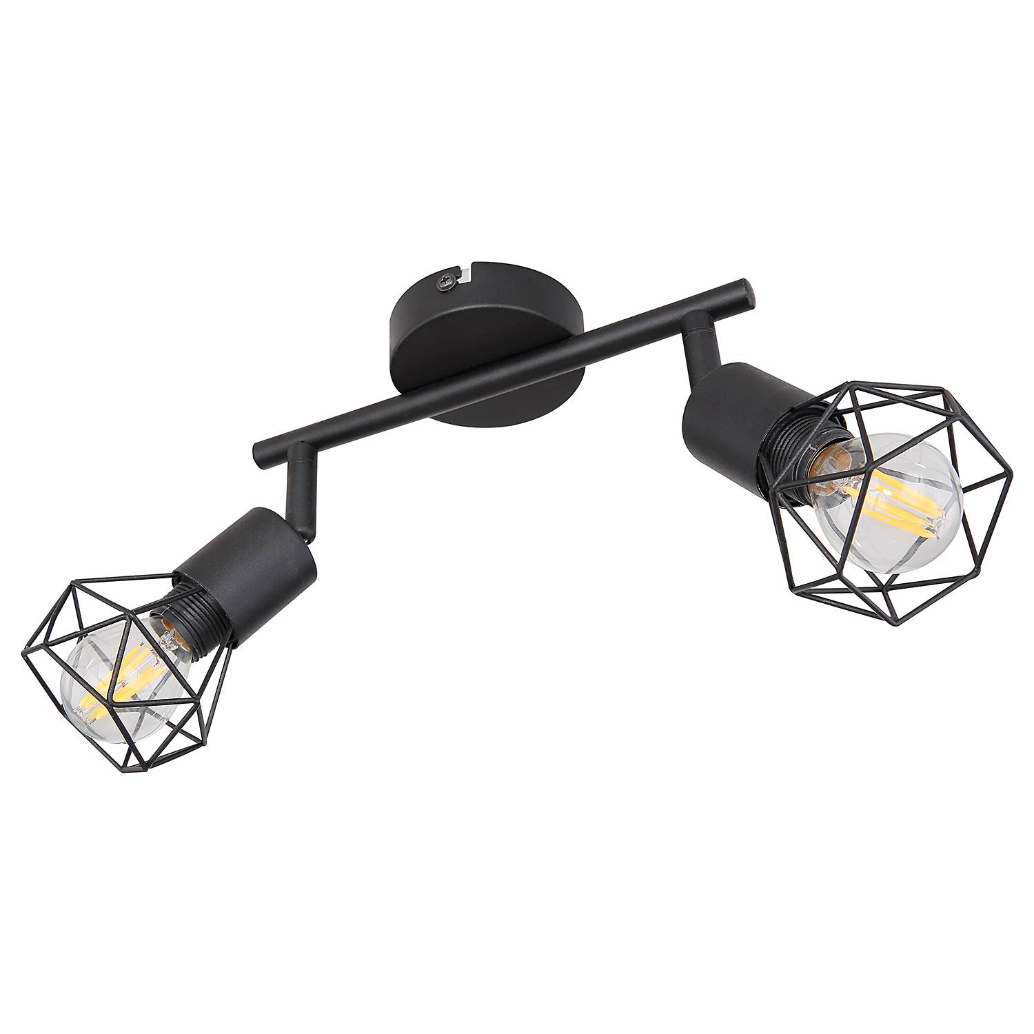 Xara I Ceiling spotlight Iron 2-bulb