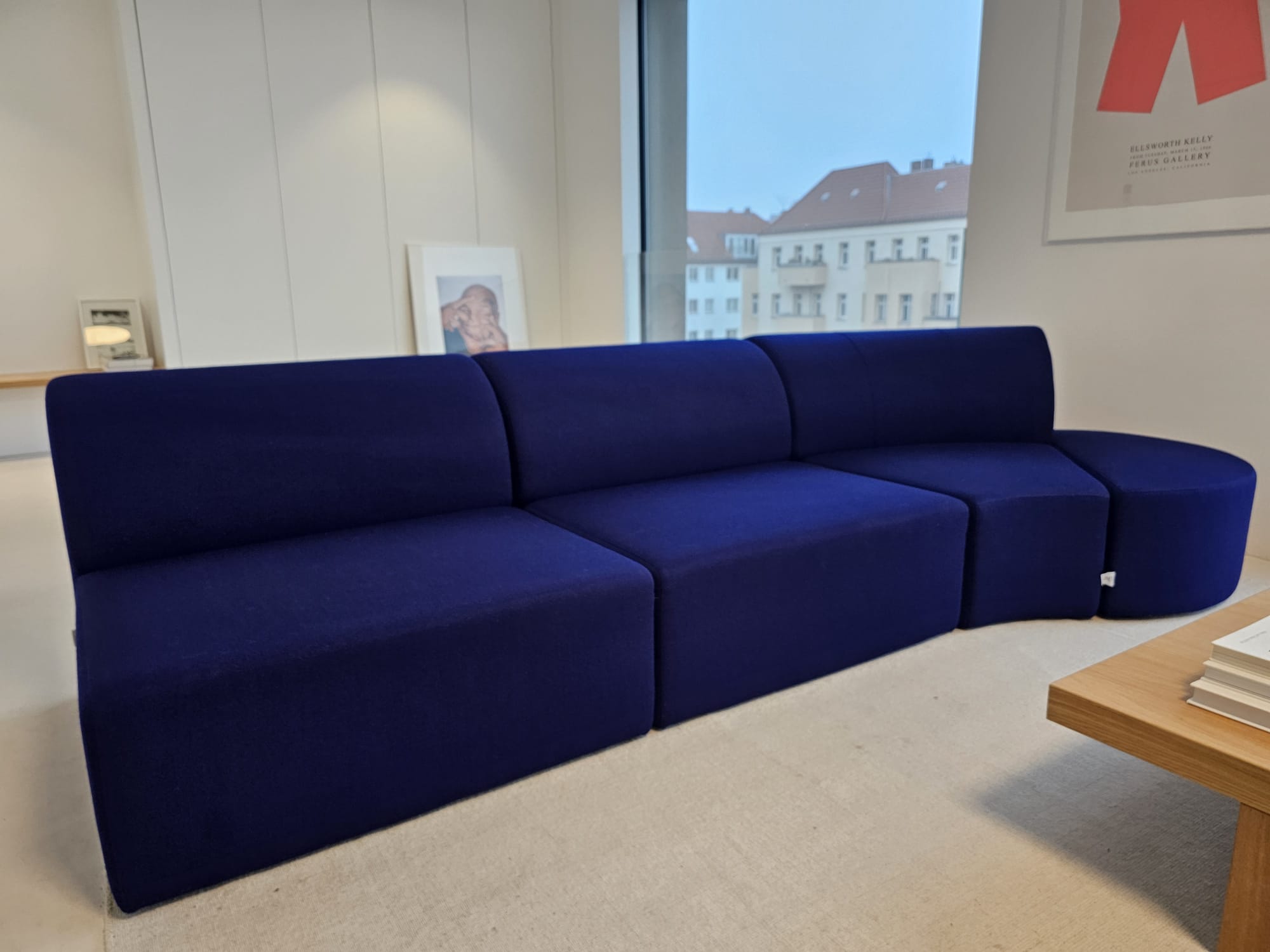 Weber Modulsofa 4-Sitzer Blau