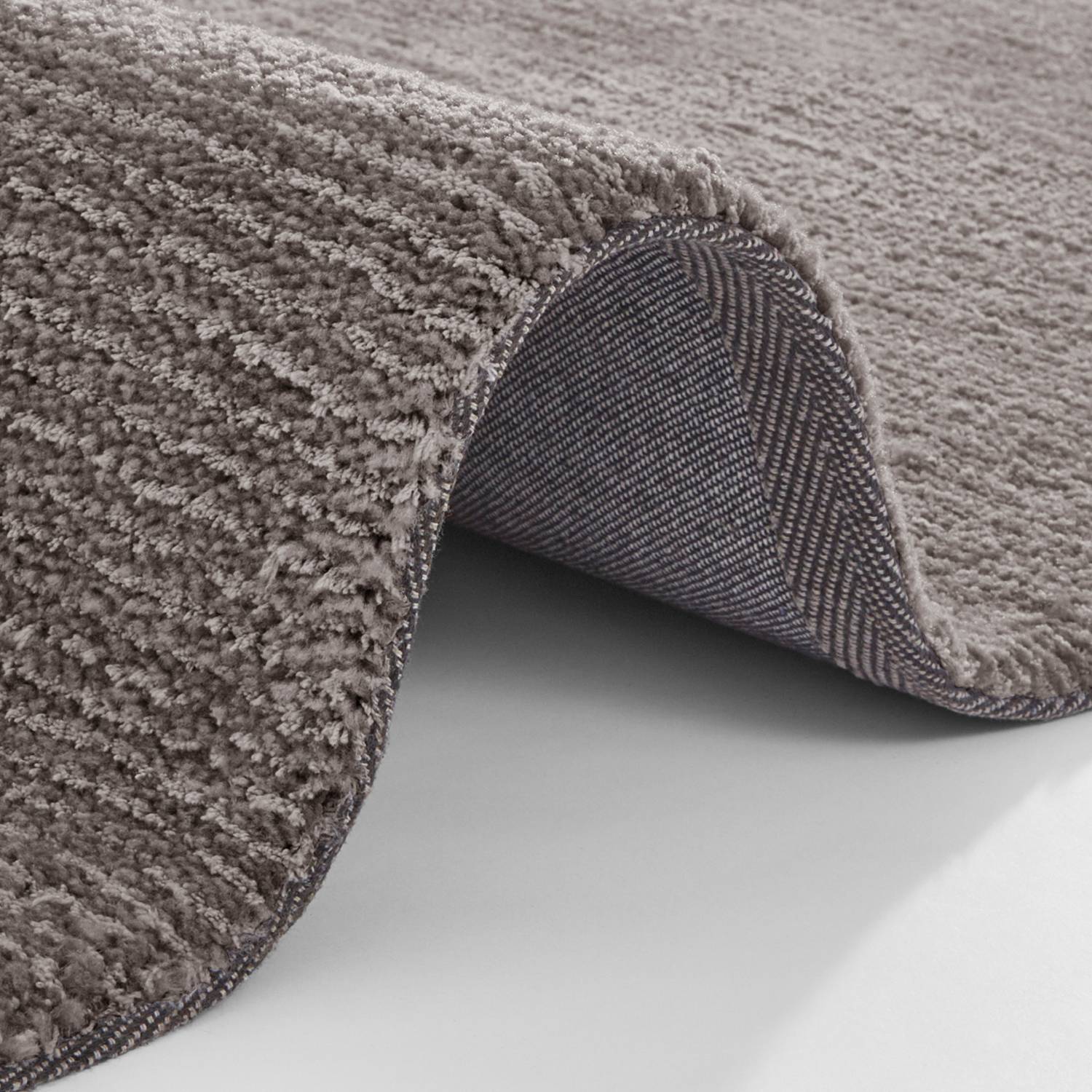 Supersoft Läufer Webstoff Taupe