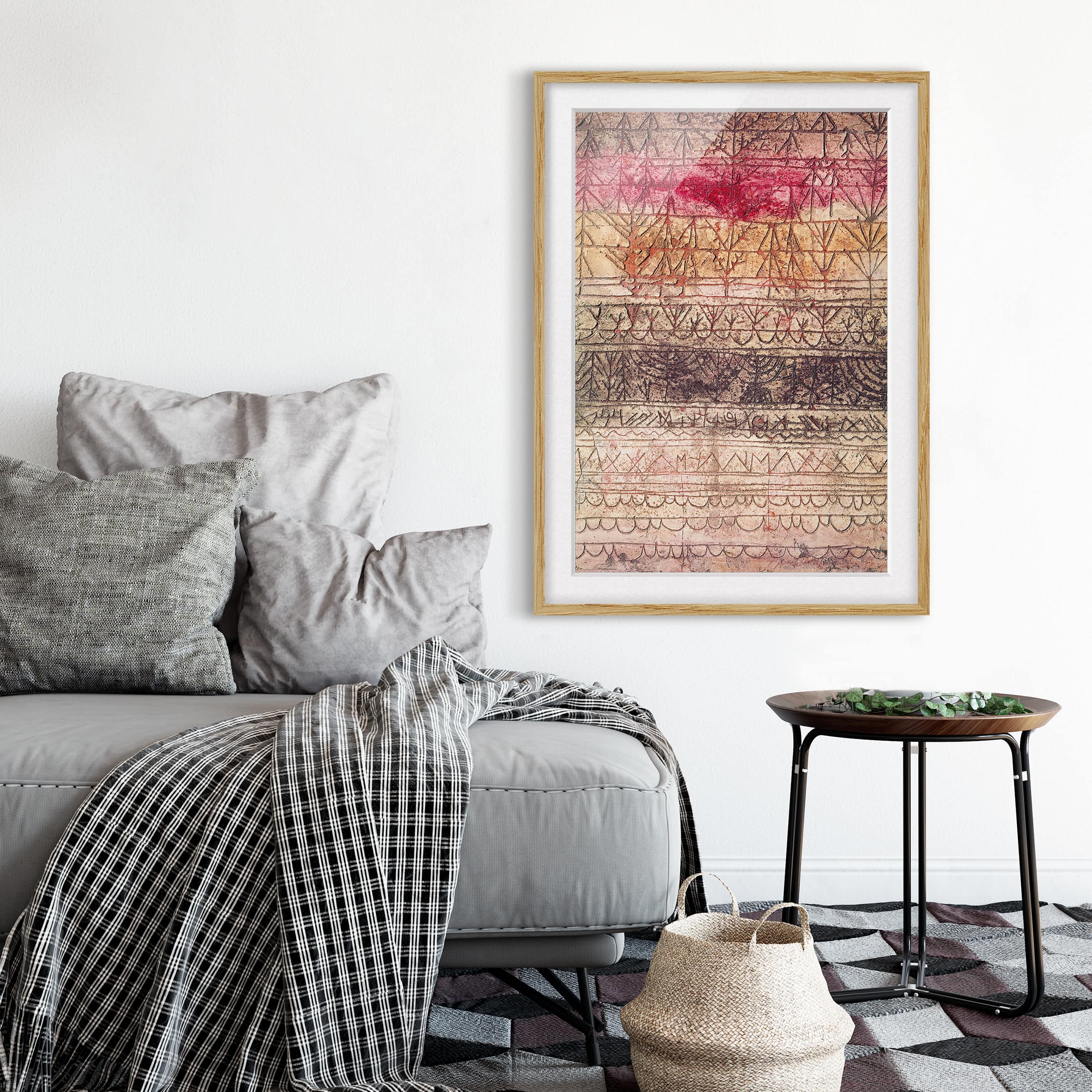 Bild Jungwaldtafel IV Eiche teilmassiv Eiche 50 x 70 cm