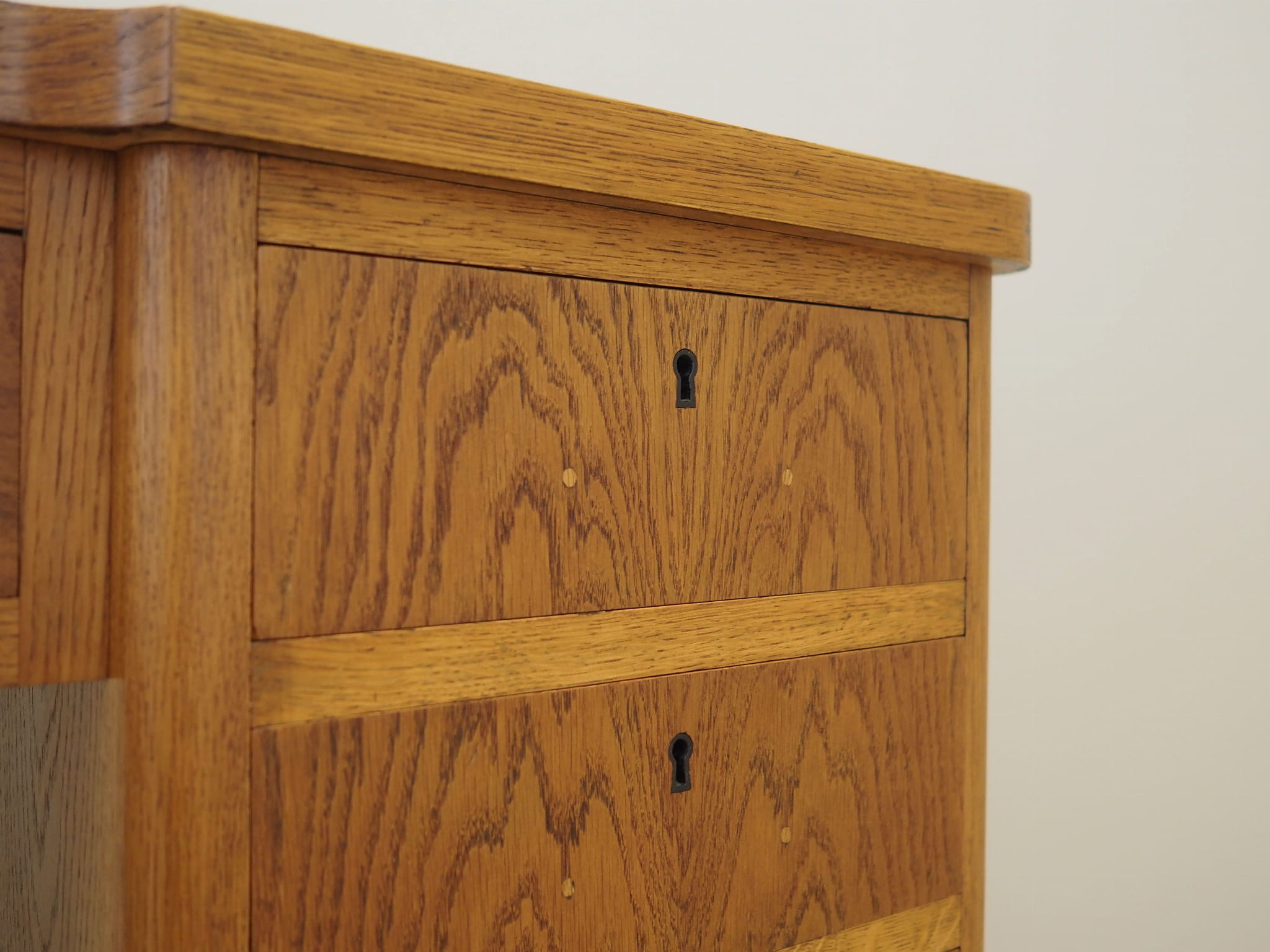 Vintage Schreibtisch Holz Braun 1960er Jahre