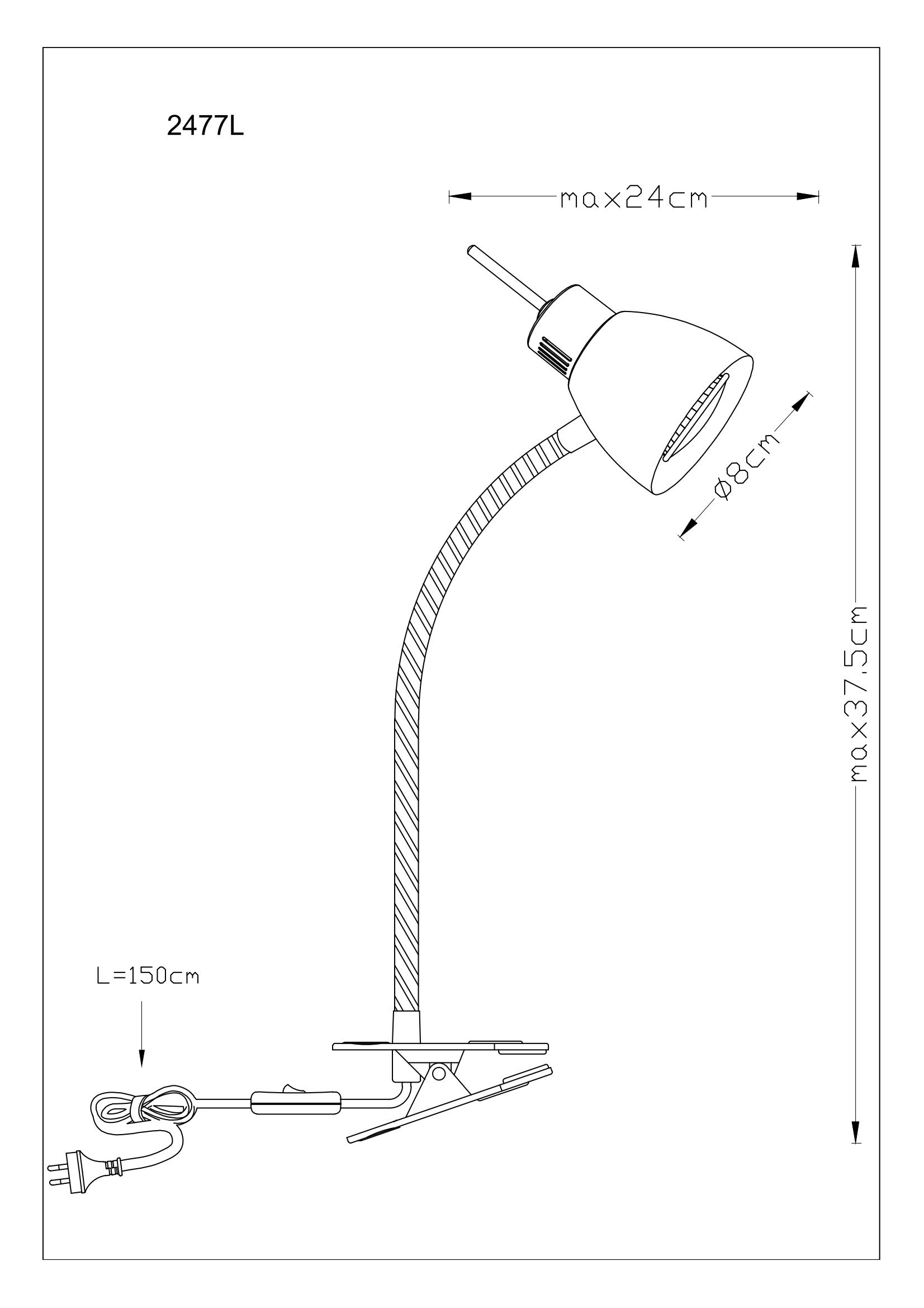 LED-Tischleuchte Nuova Eisen