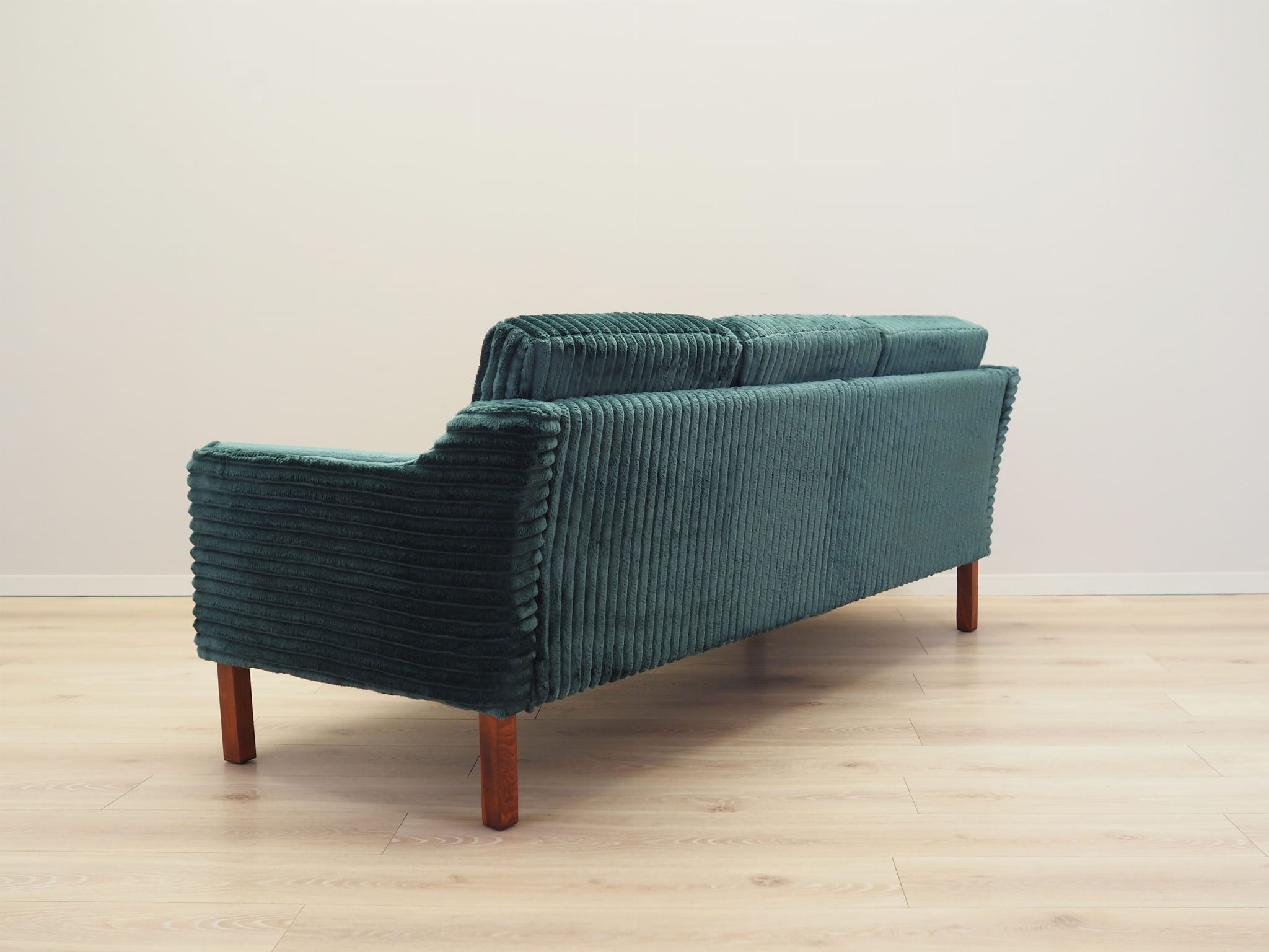 Vintage Sofa Samt Grün 1970er Jahre