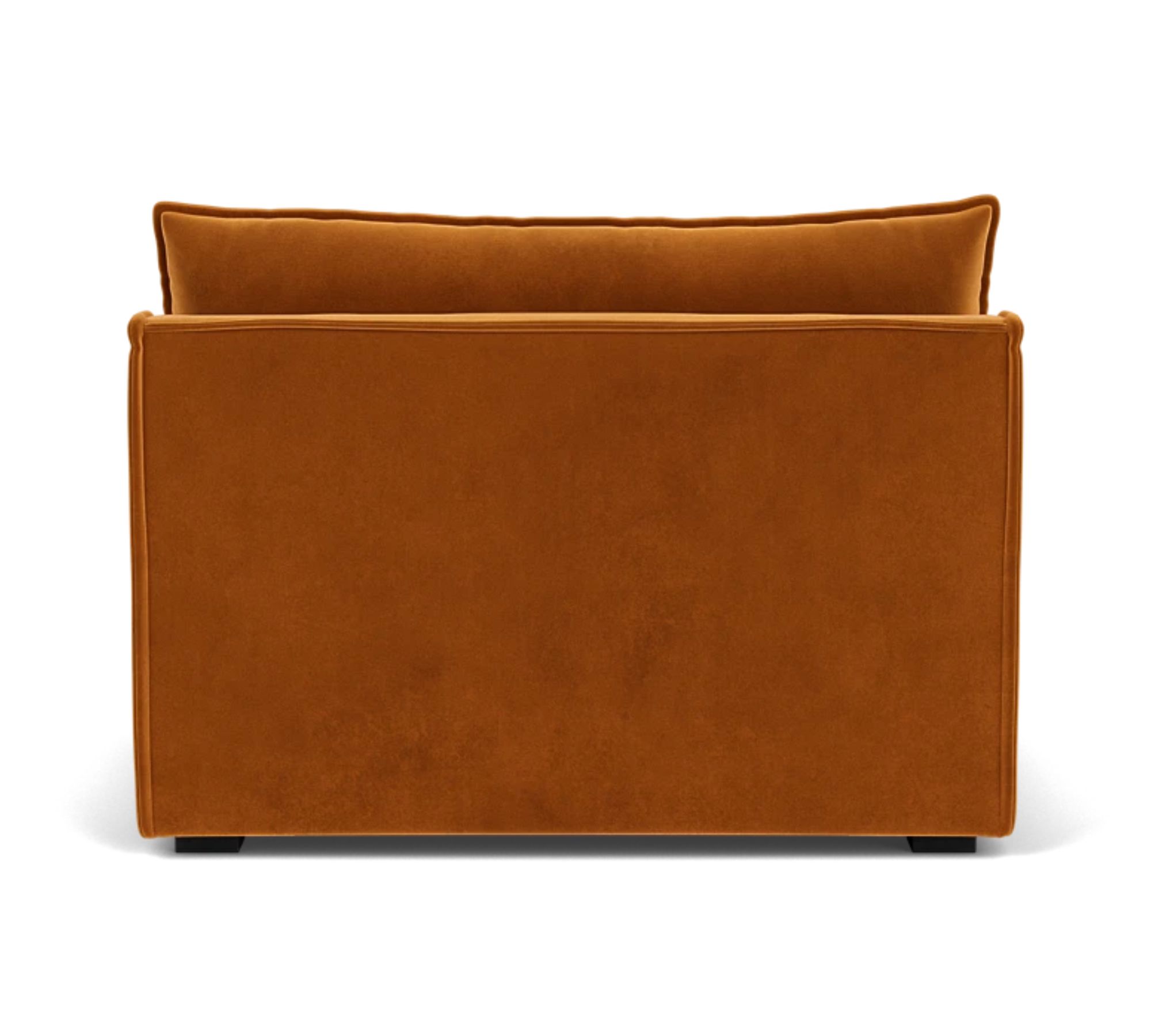 Daphne 1-Sitzer Modul Velour Matt Amber