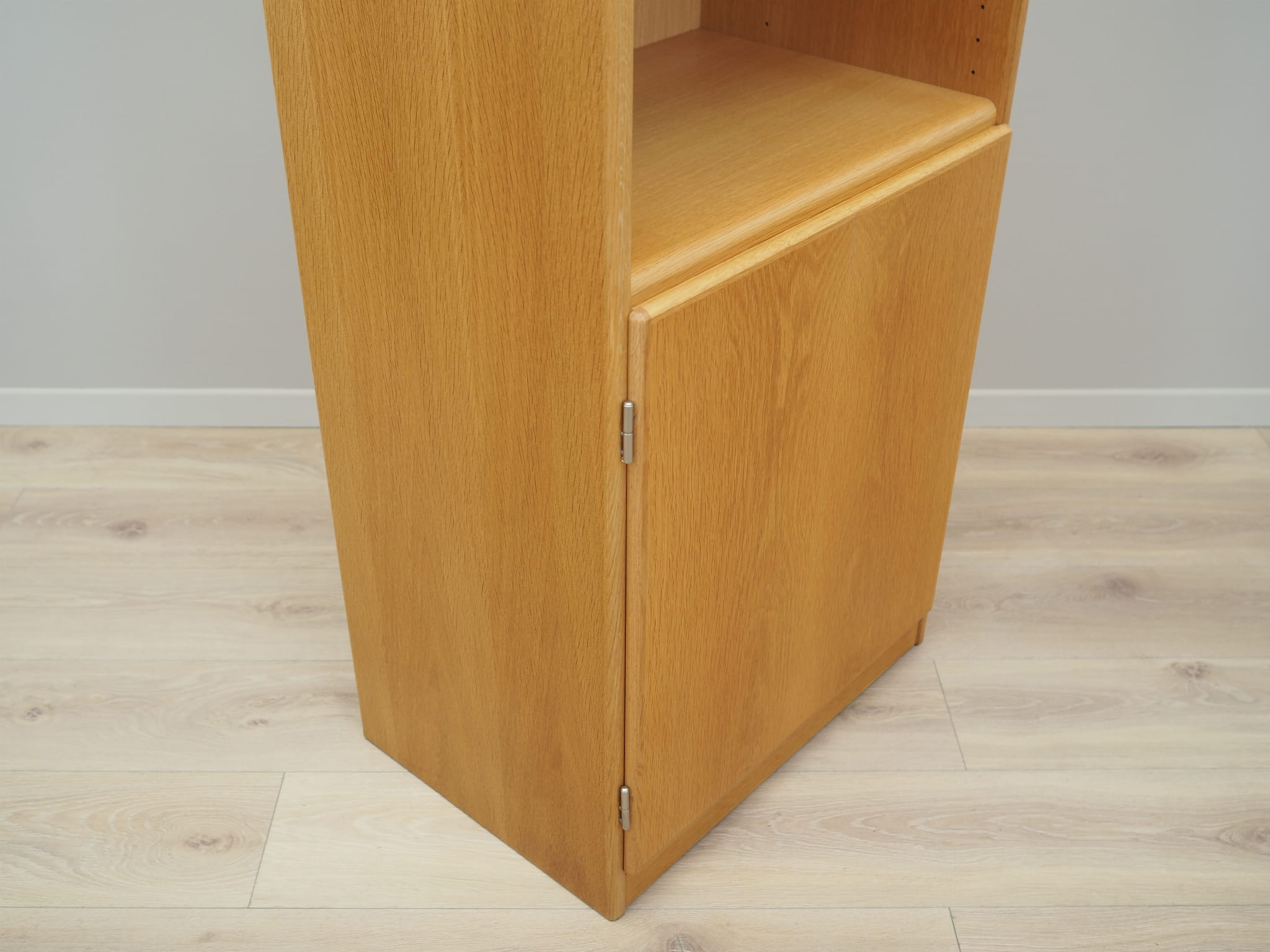 Vintage bookshelf, ash wood, brown, 1960s