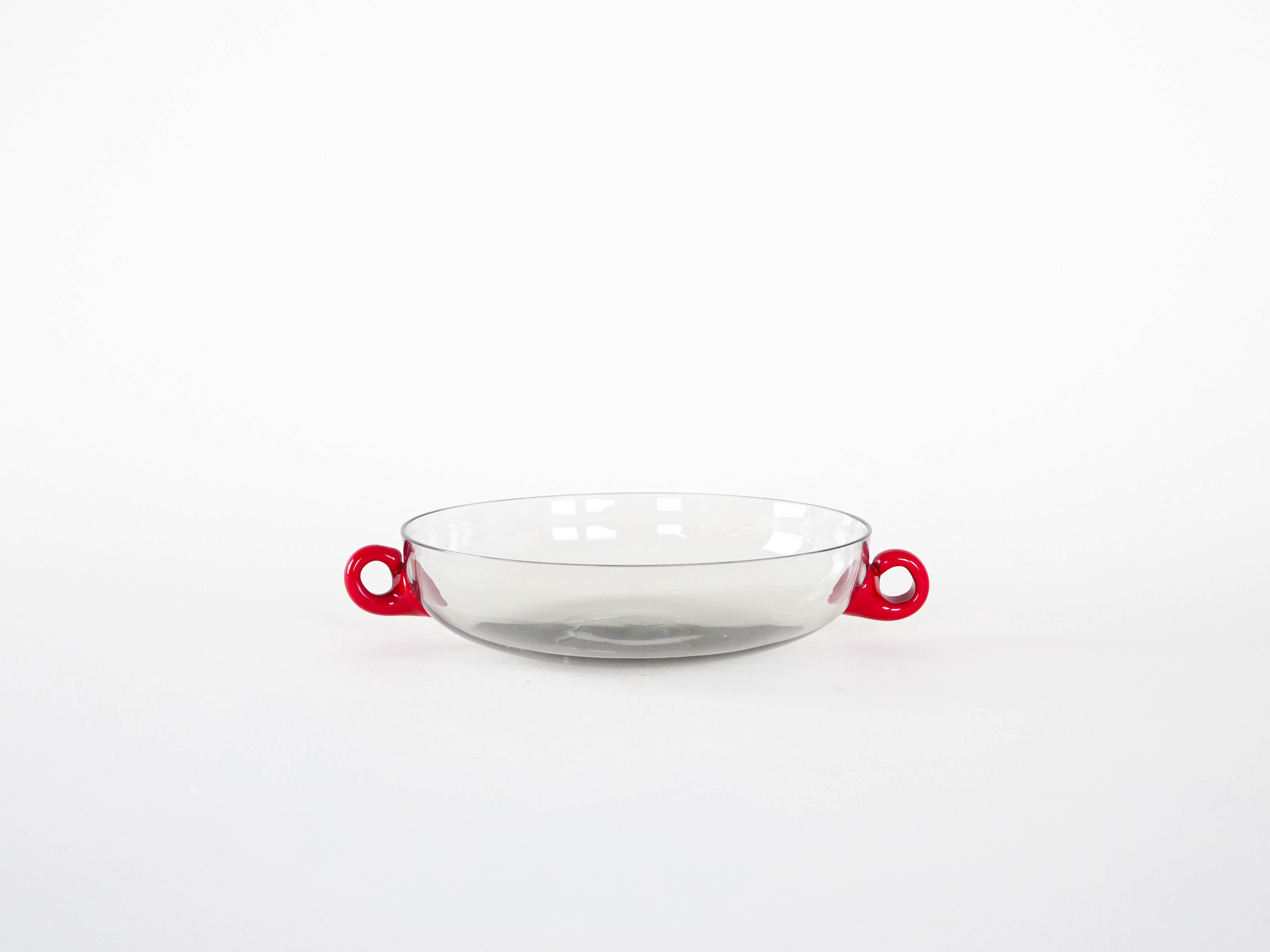 Glasschale Transparent 1970er Jahre