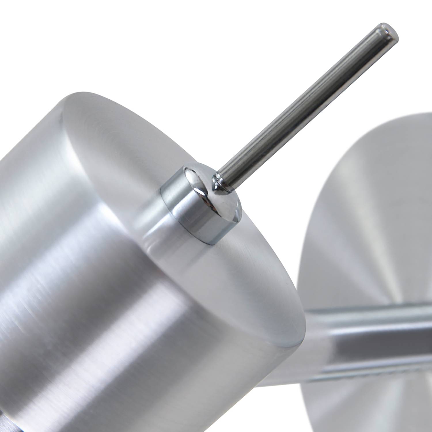 Natasja LED-Wandleuchte Stahl Silber