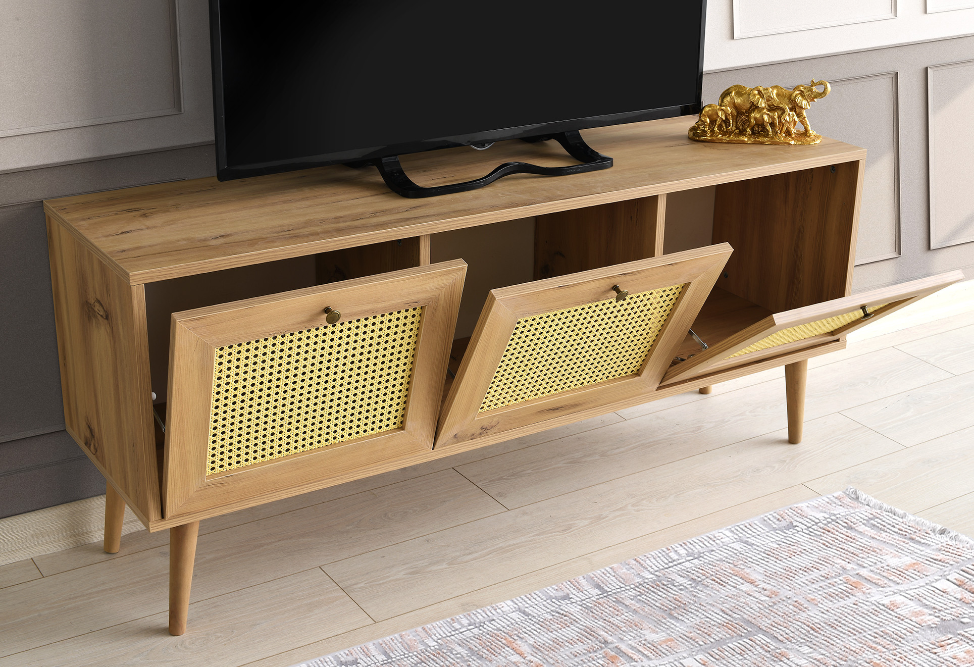 Likya 140 Lowboard Holzfurnier
