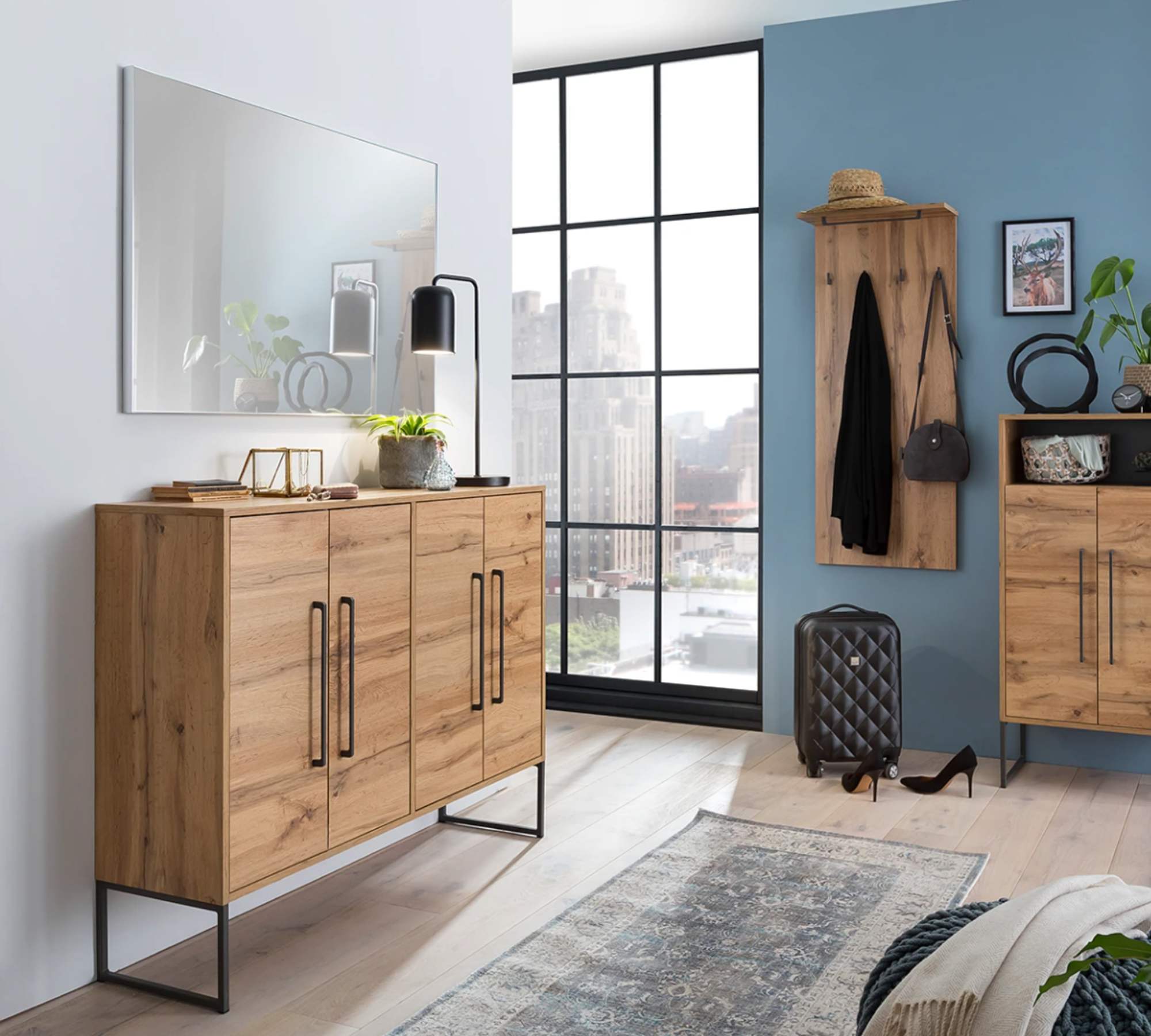 Kommode Landhaus Eichenoptik