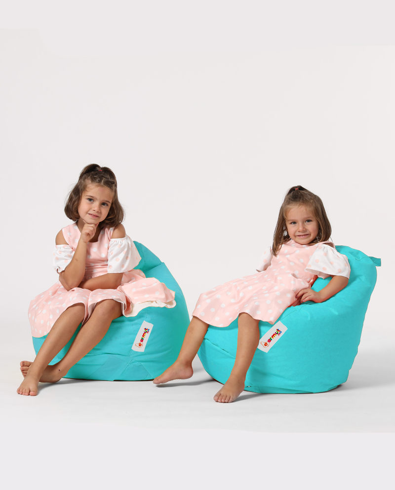 Kids Garden Beanbag Turquoise