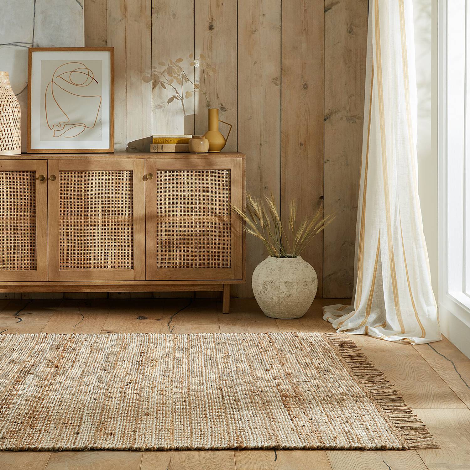 Juteteppich Levi Jute Beige