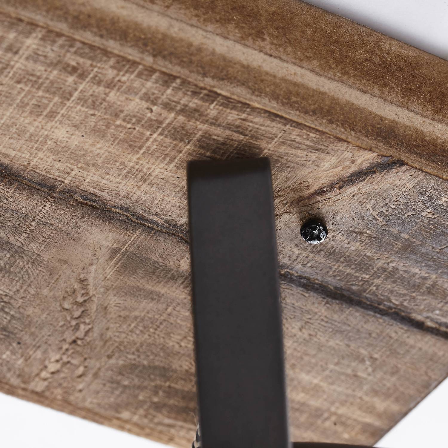 Ceiling light Carmen 3-light Wood Steel