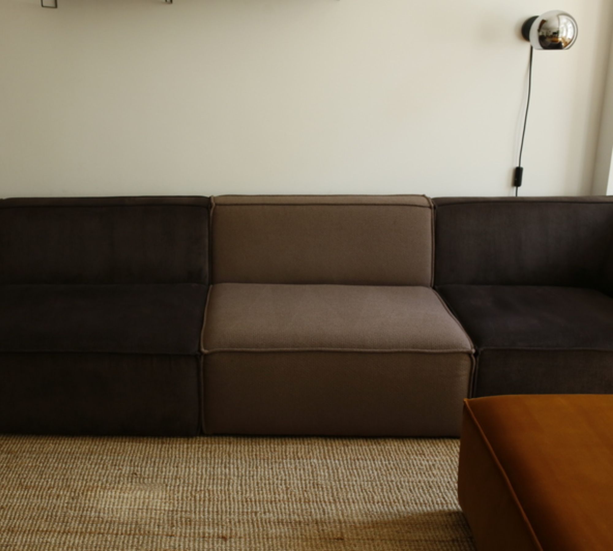 Dane Modulsofa Textil Mehrfarbig