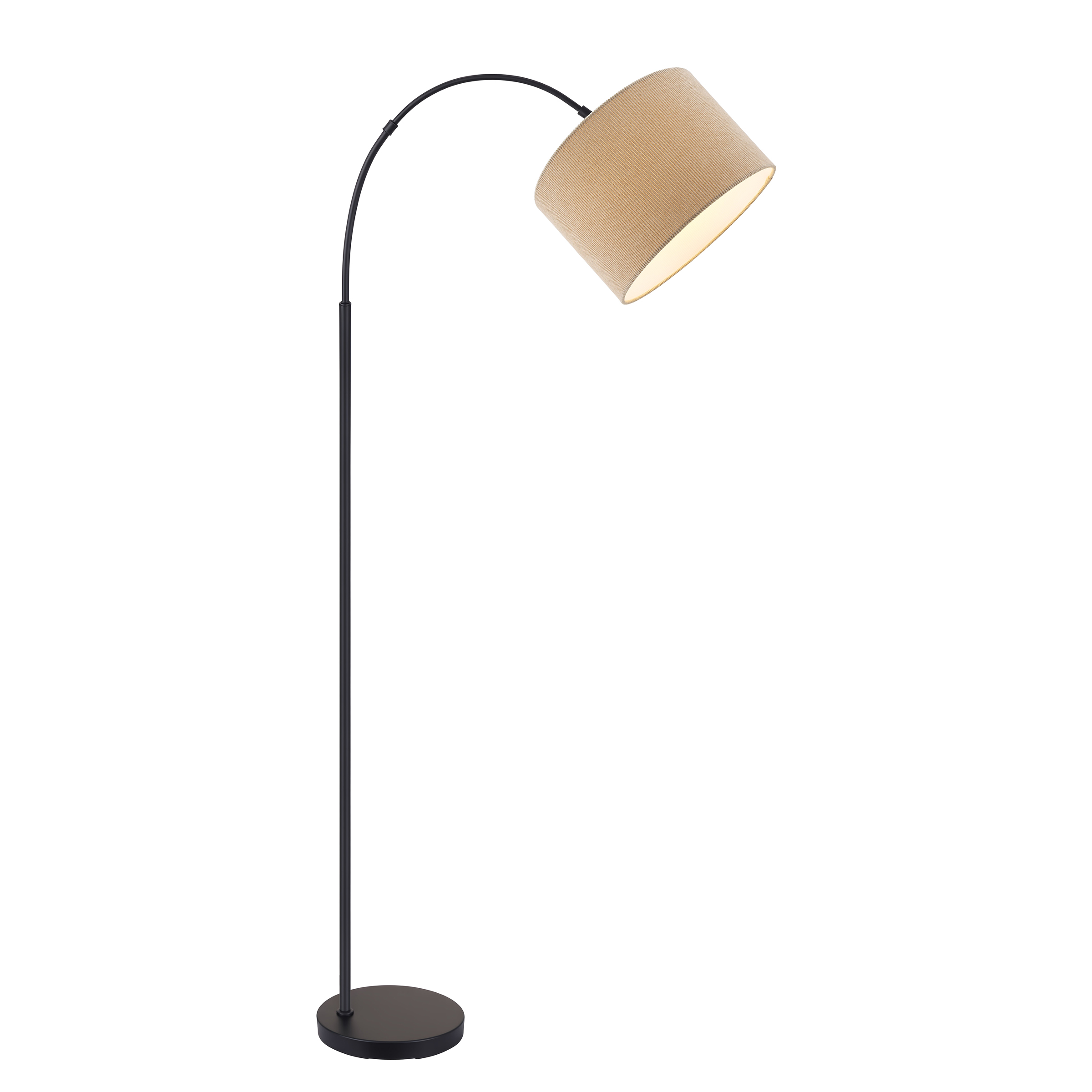 Coning Stehleuchte 1-flammig Samt Hellbraun 