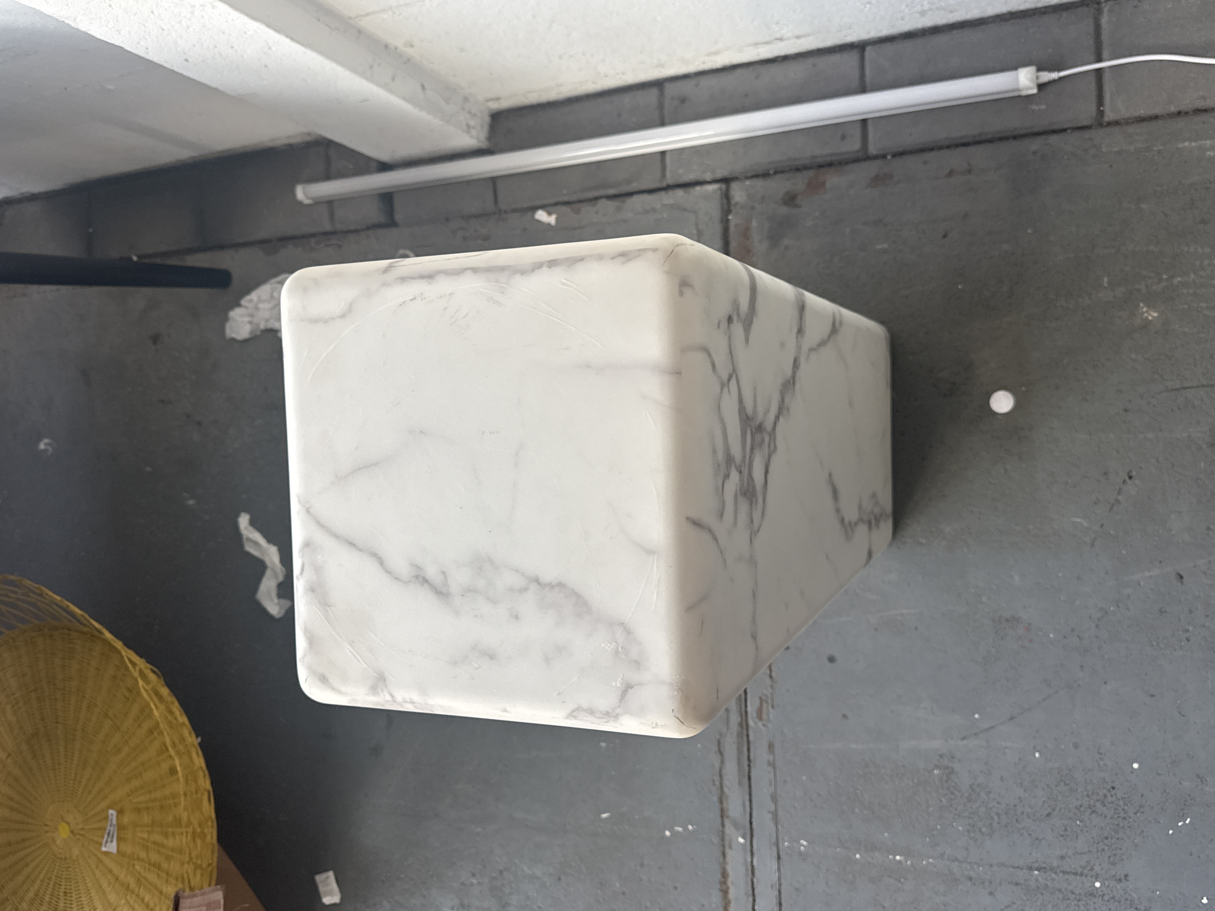 Decorative Column Polspotten Marble White