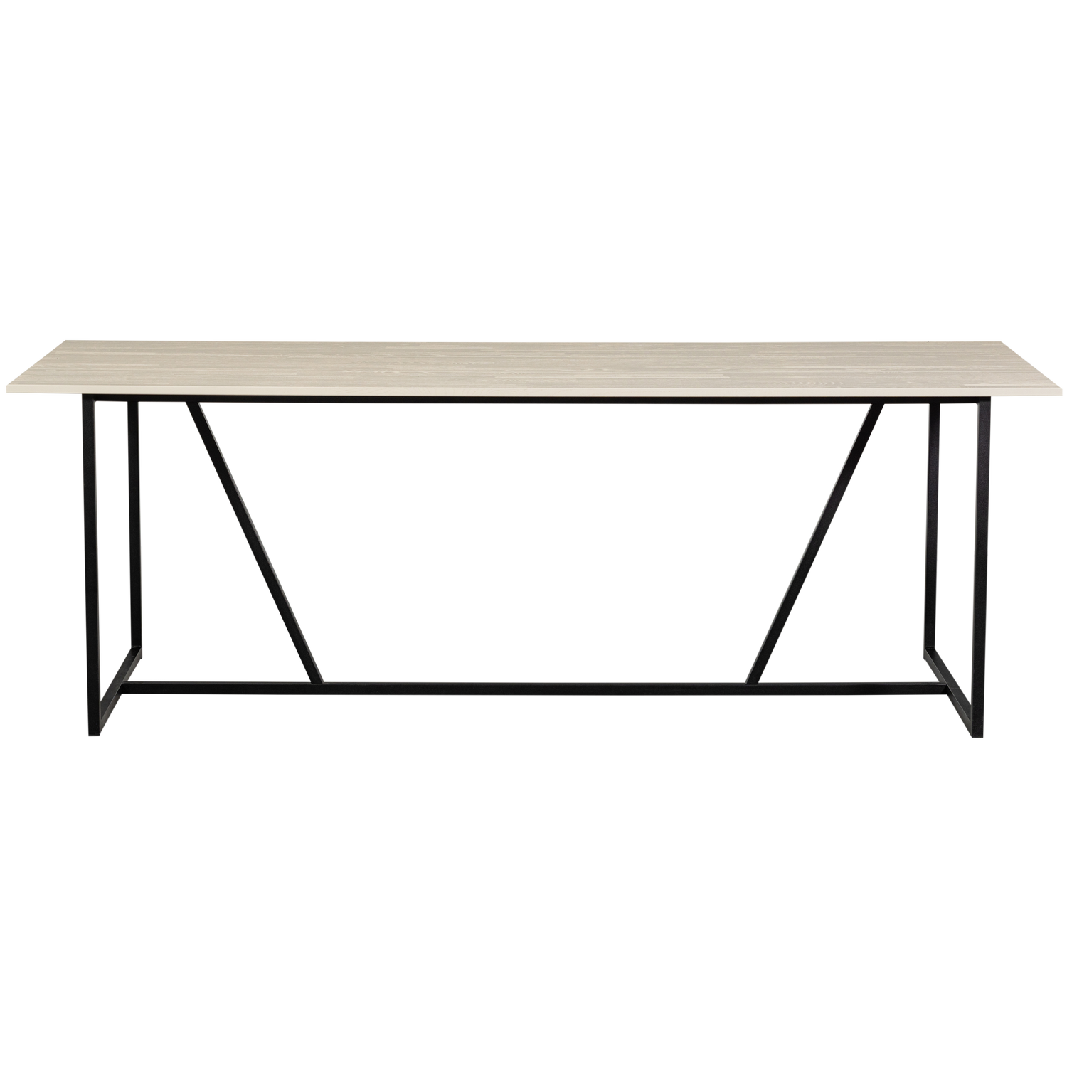 Silas Dining table Ash wood Metal