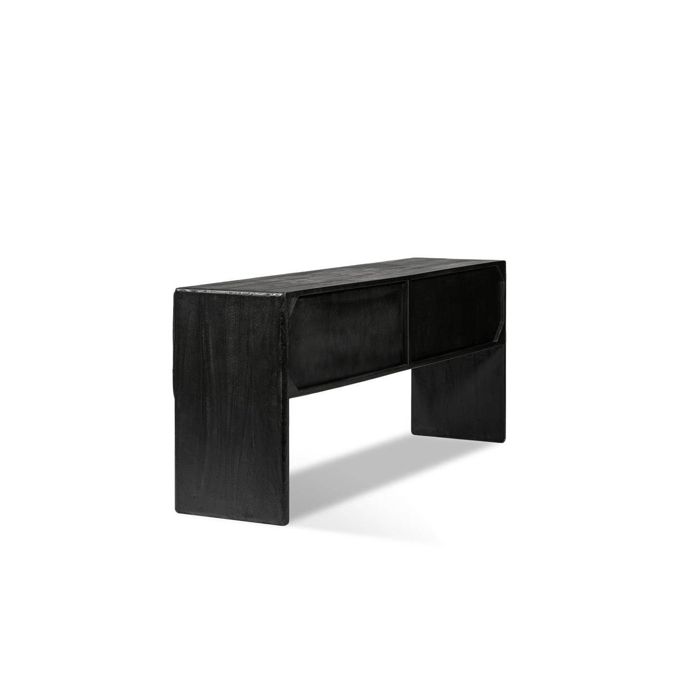 Mehamn Sideboard 4-türig Schwarz