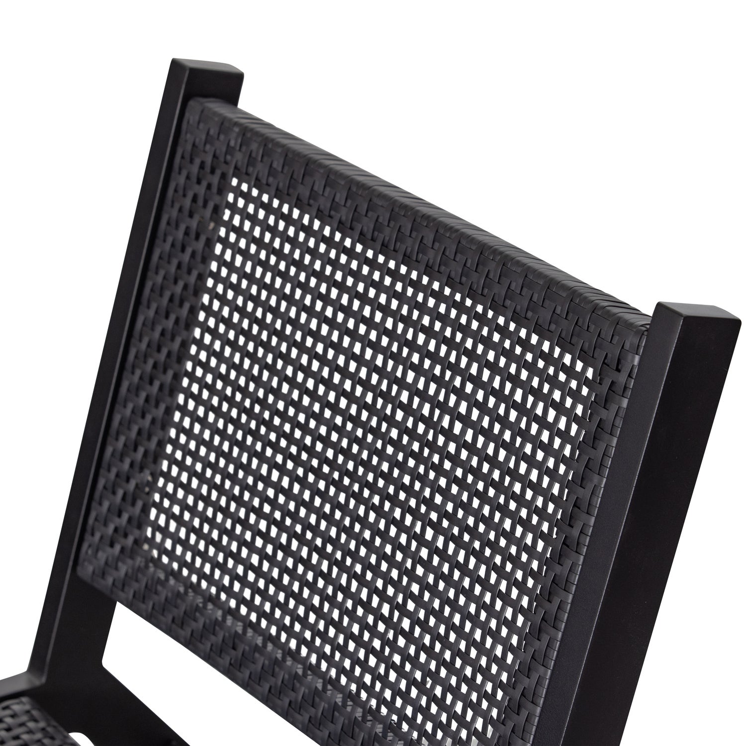 Puk Gartenstuhl Aluminium Schwarz