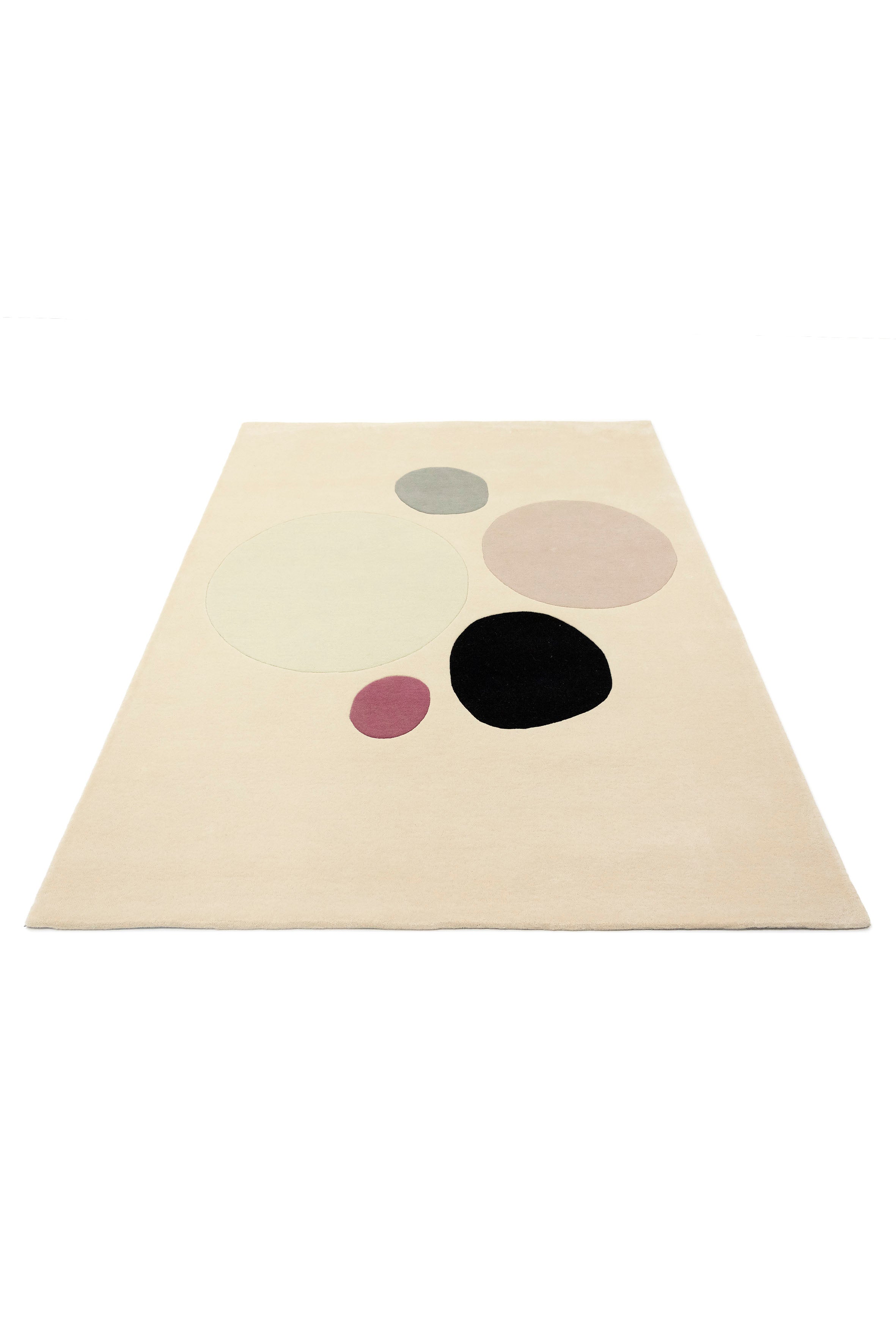 Bubbles Carpet Wool Multicolored