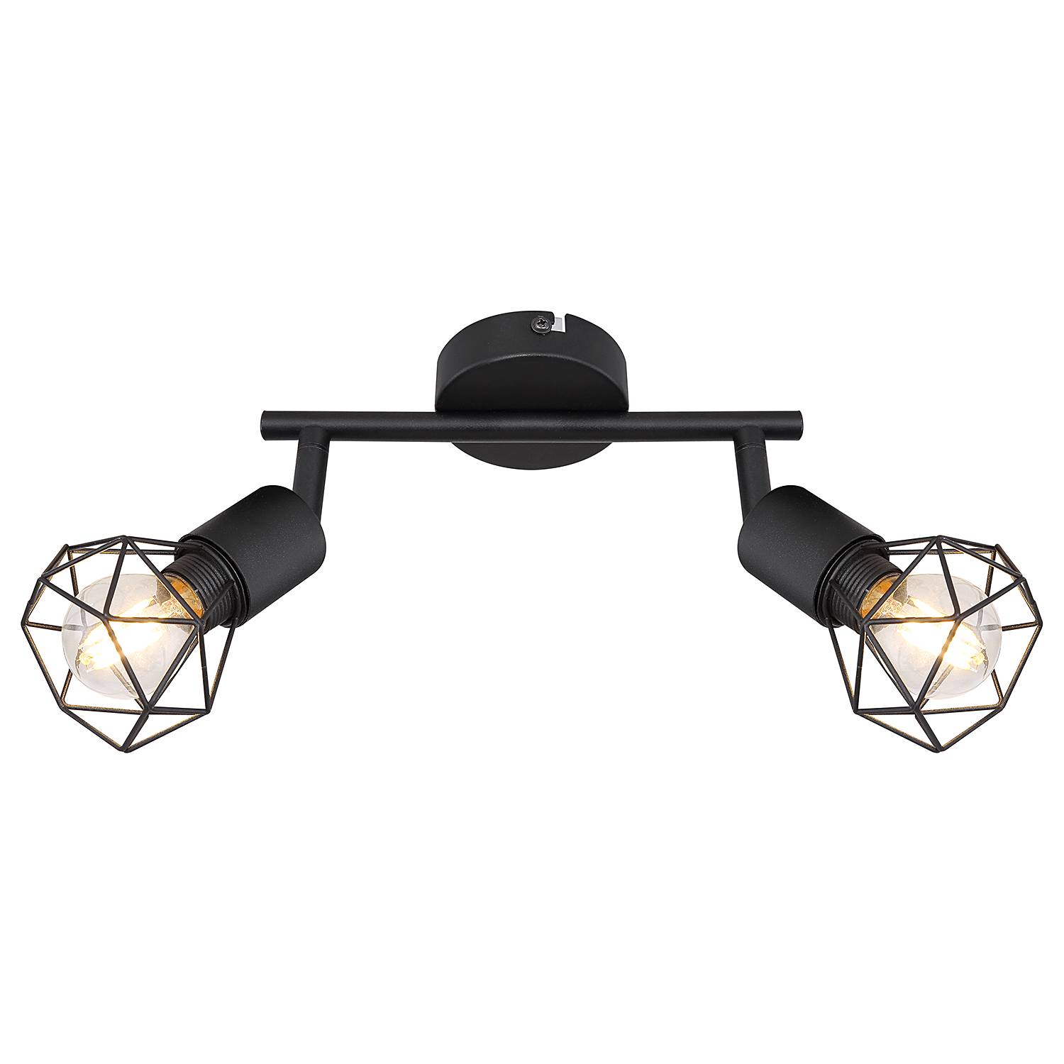 Xara I Ceiling spotlight Iron 2-bulb