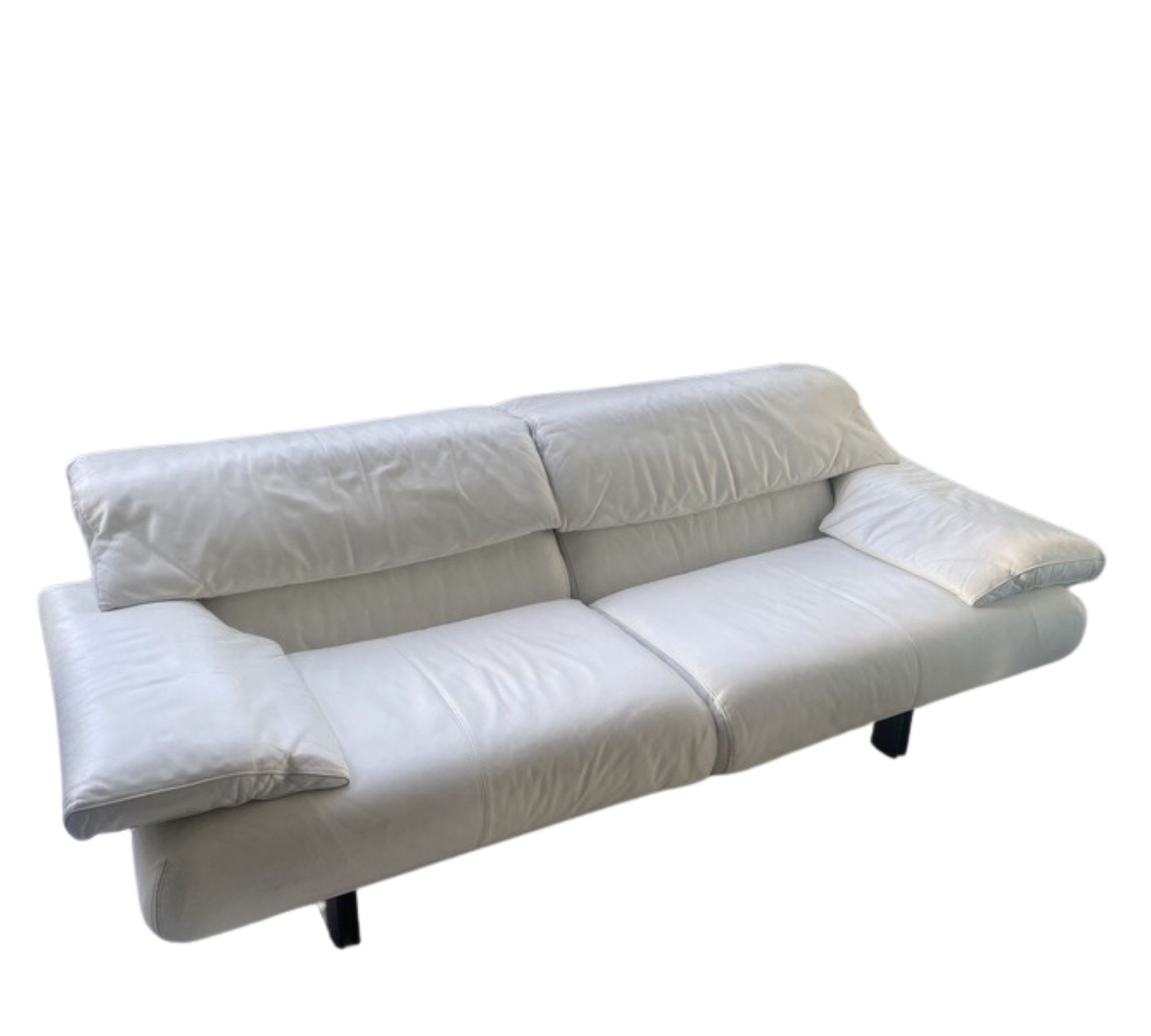 Alanda Sofa 3-Sitzer Leder Creme