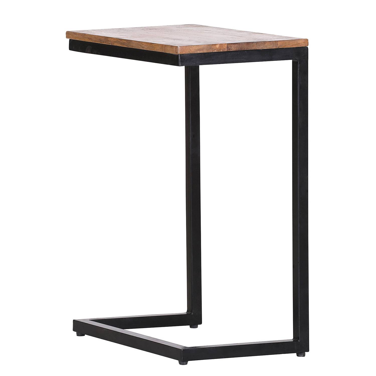 Side table Ugo II metal solid mango black