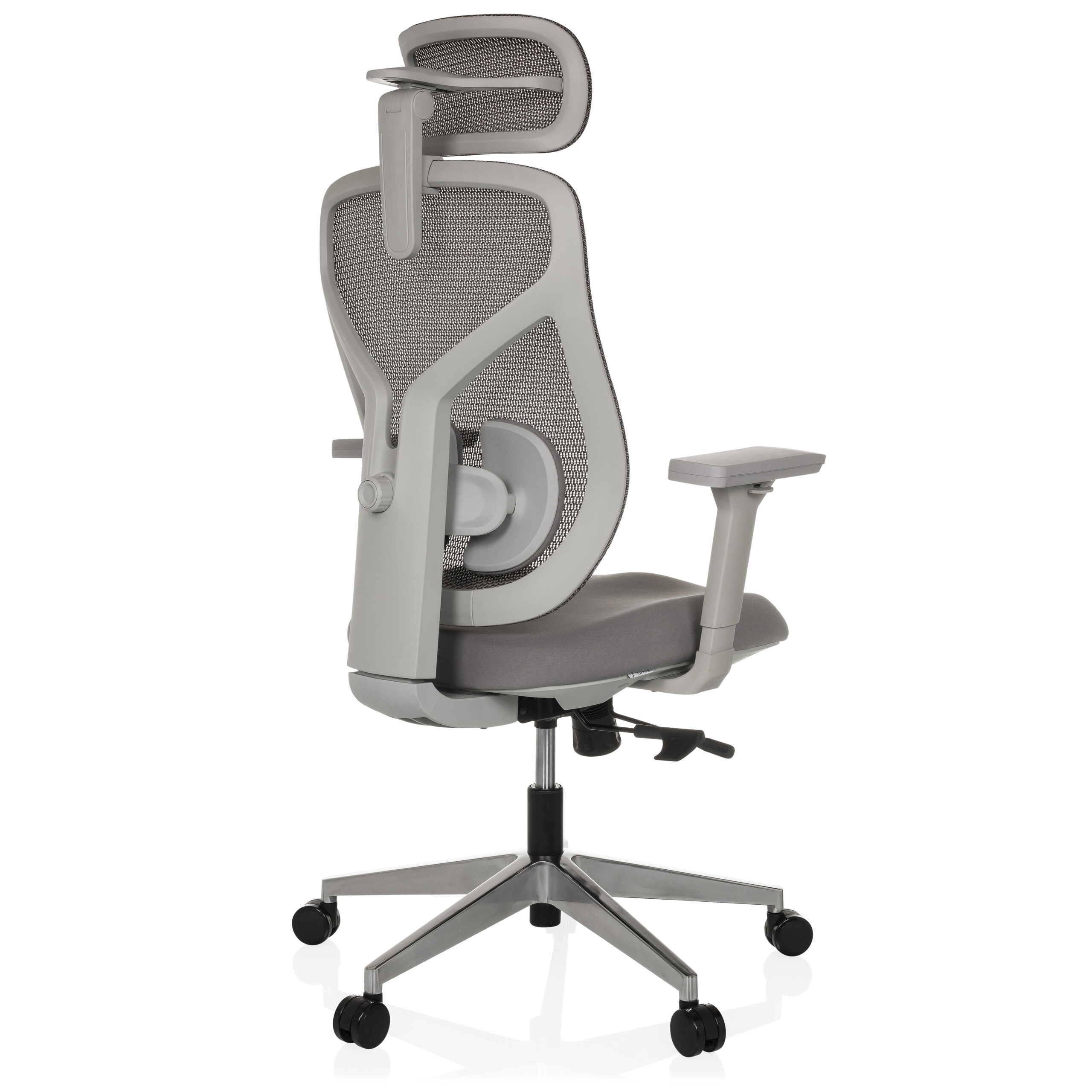 CASSILIS W Bürostuhl Netzstoff Grau