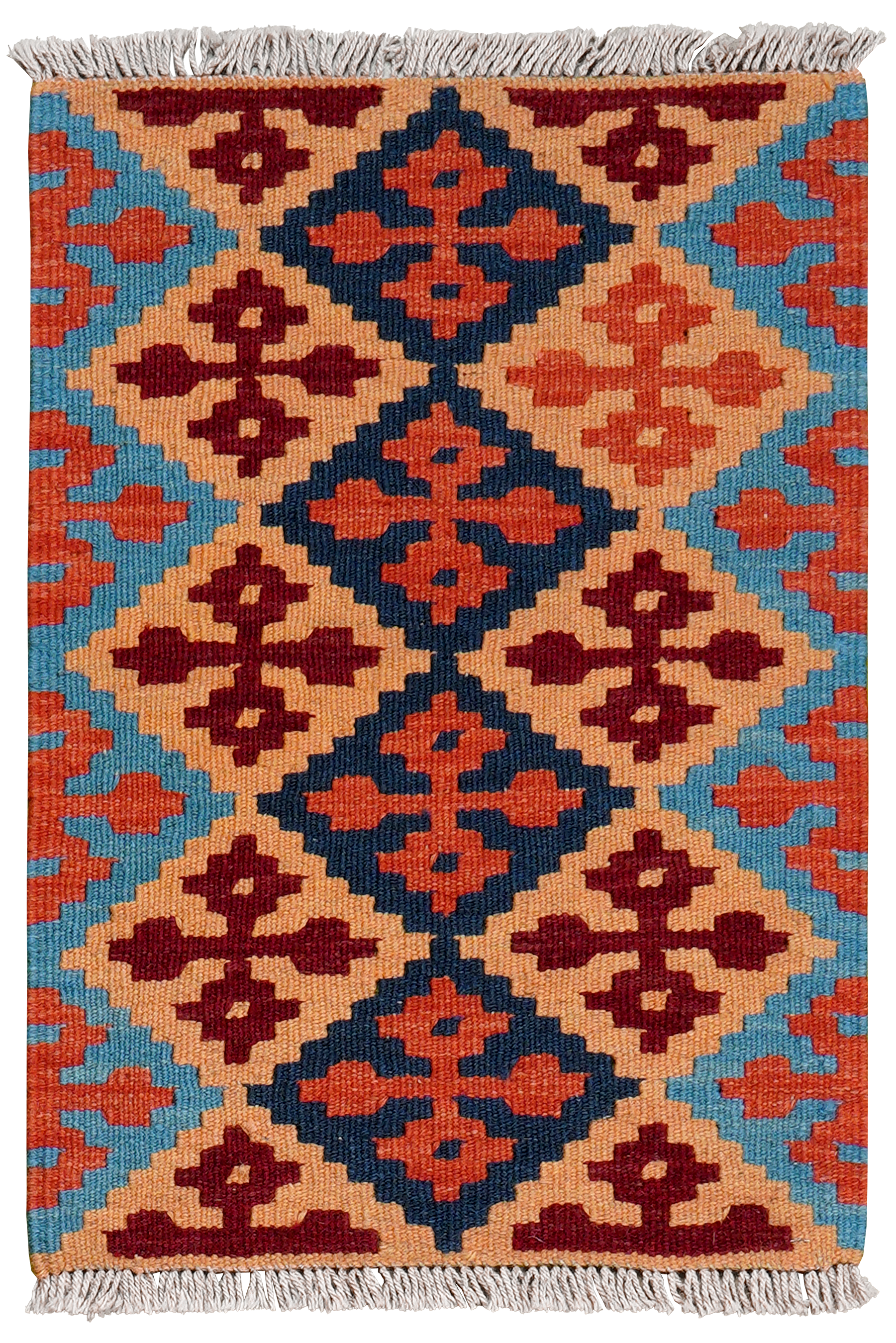 Kilim Gashgai Teppich Wolle Mehrfarbig
