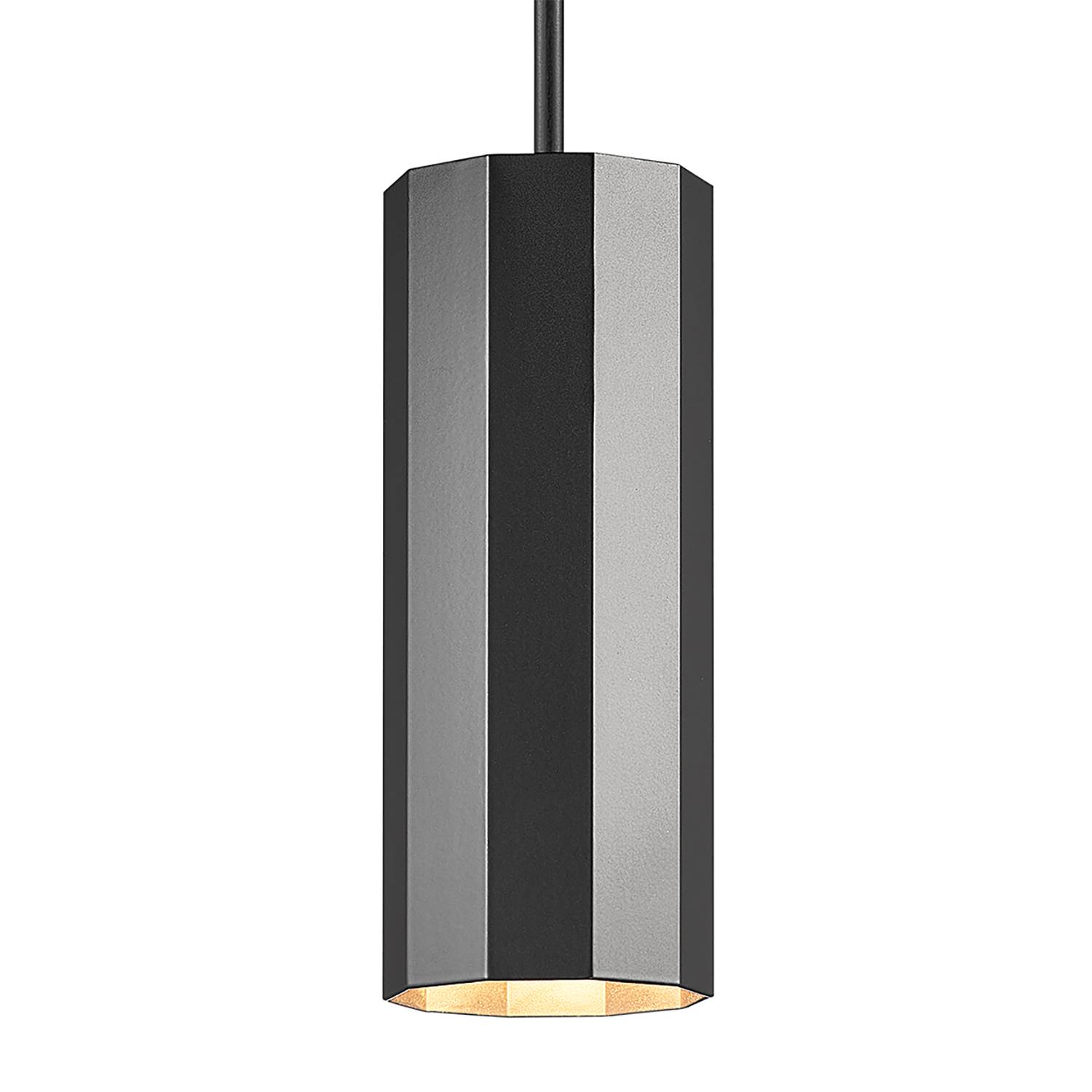 Alanis Pendelleuchte Aluminium Schwarz 1-flammig