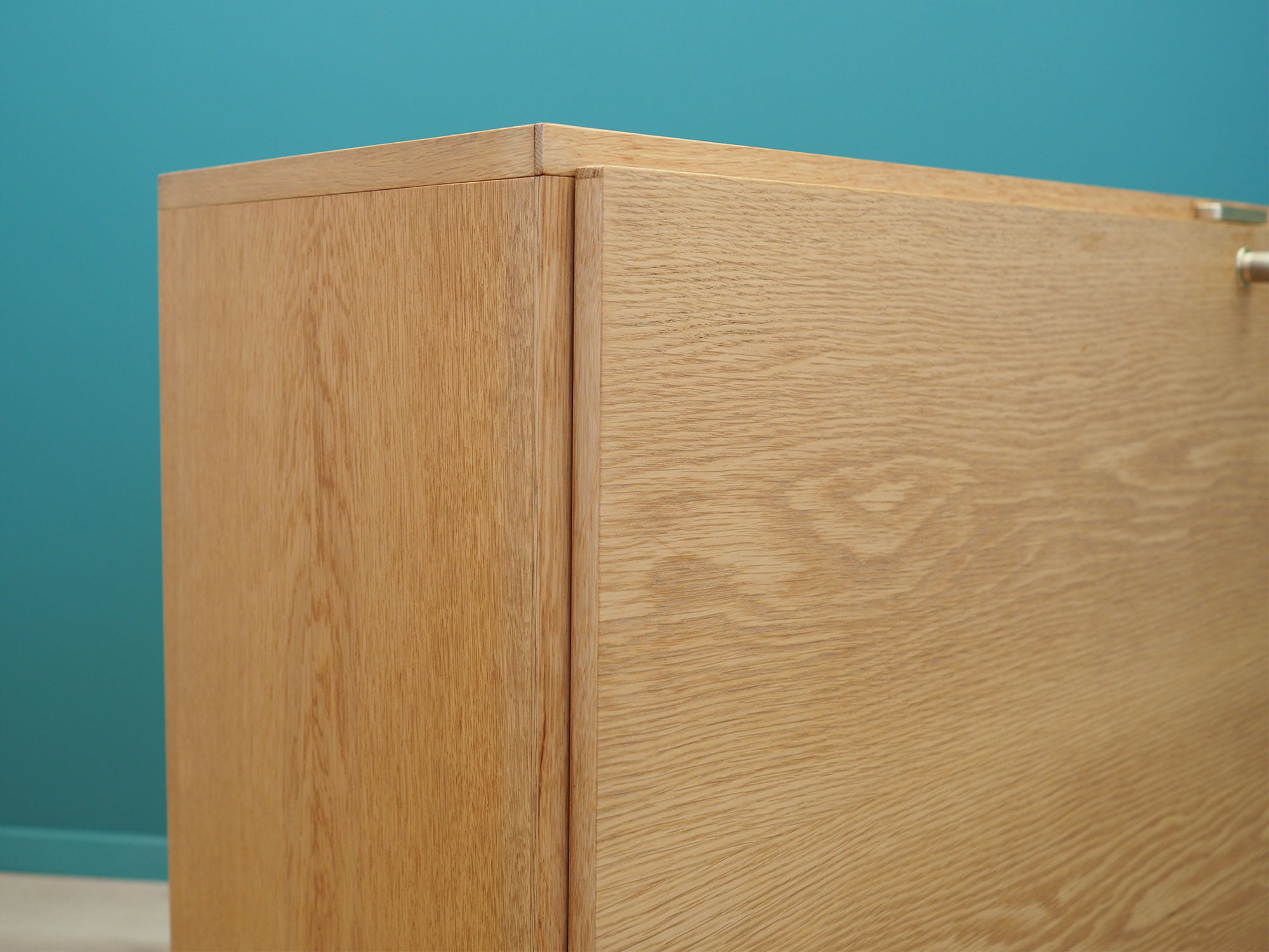 Vintage Cabinet Ash Wood Brown 1970s