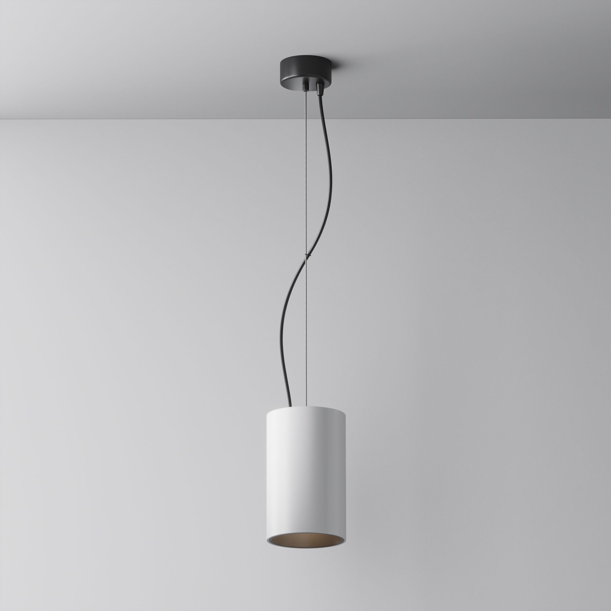 Efir Pendant Light Aluminium White