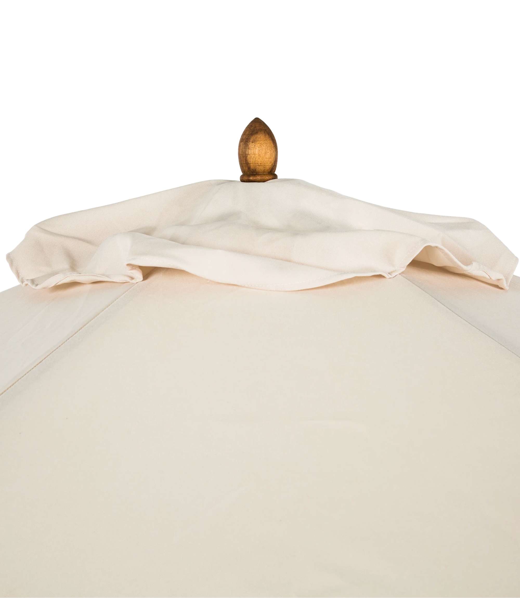 Sonnenschirm Textil Holz Beige