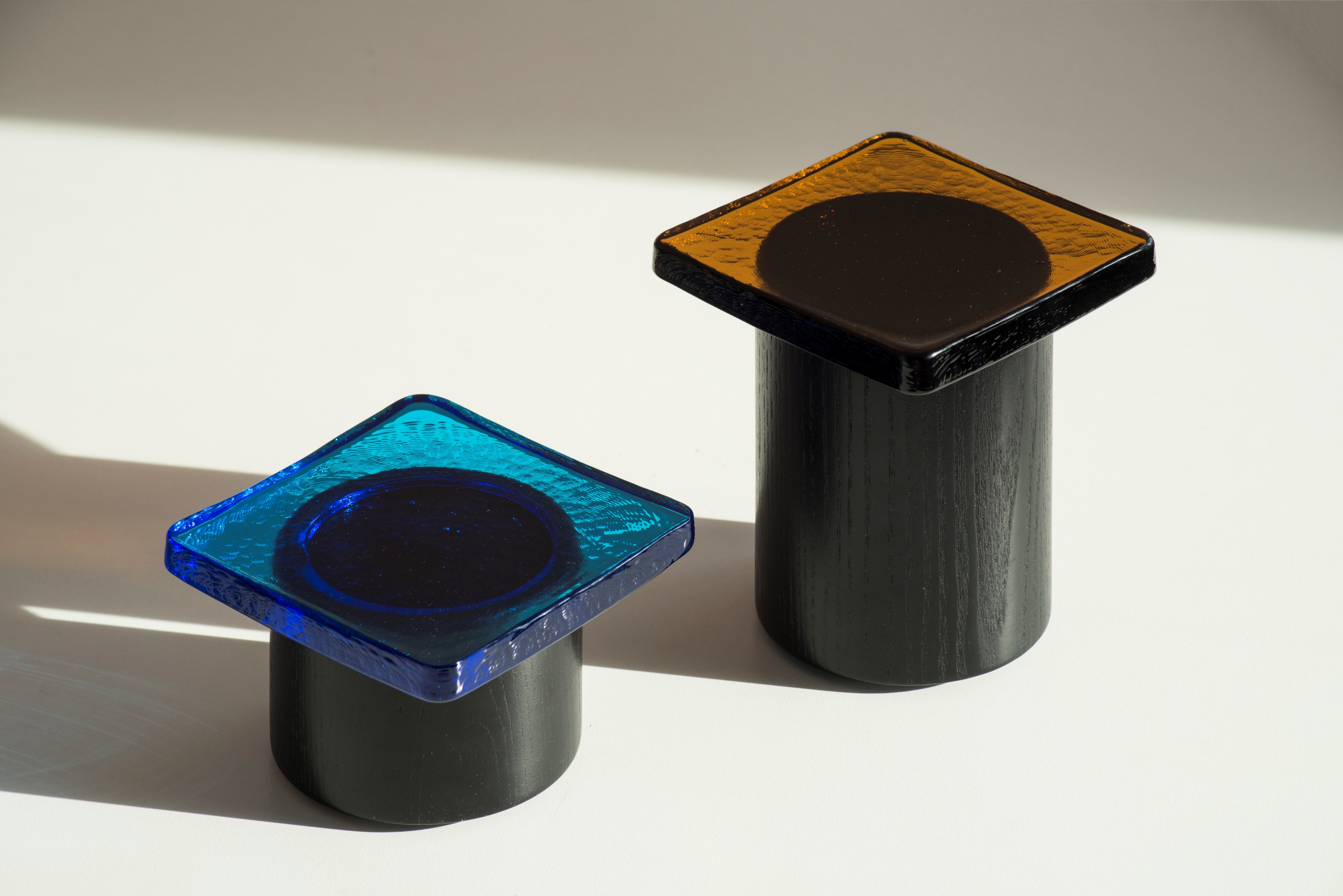 PIEDUCCIO Bowl S Ash wood Black Stained