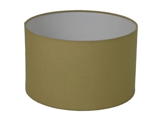 Runder Lampenschirm Baumwolle Beige