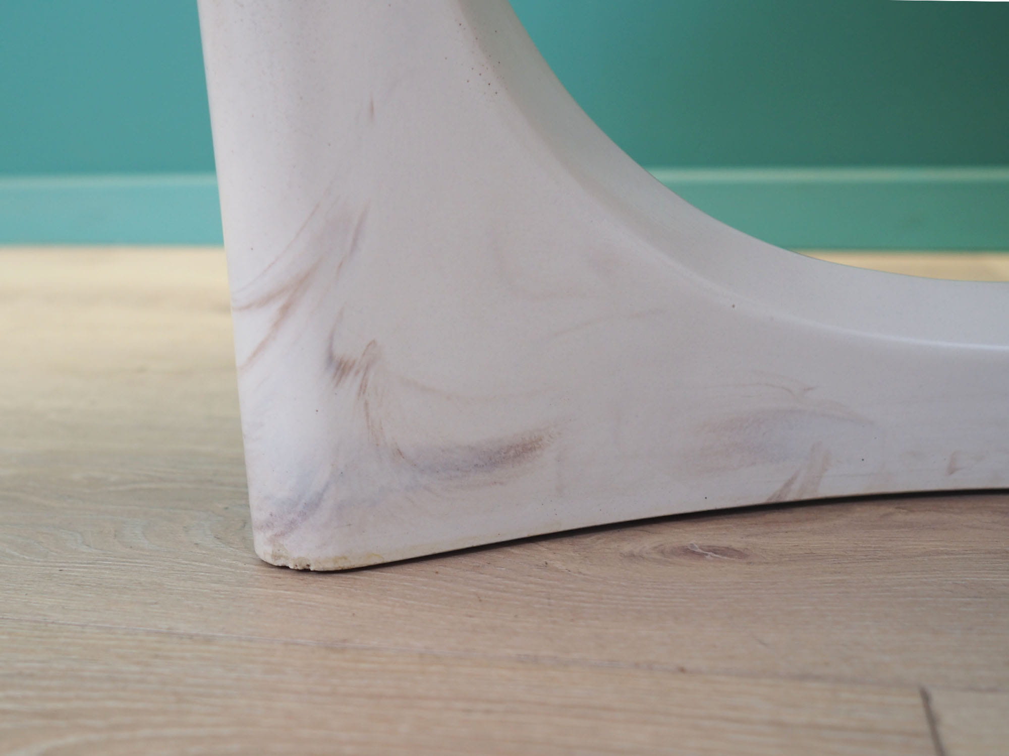 Vintage coffee table stone white 1970s