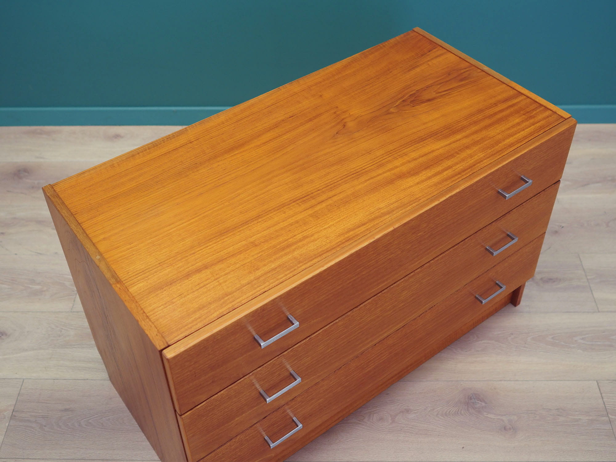 Vintage chest of drawers teak brown 1990s