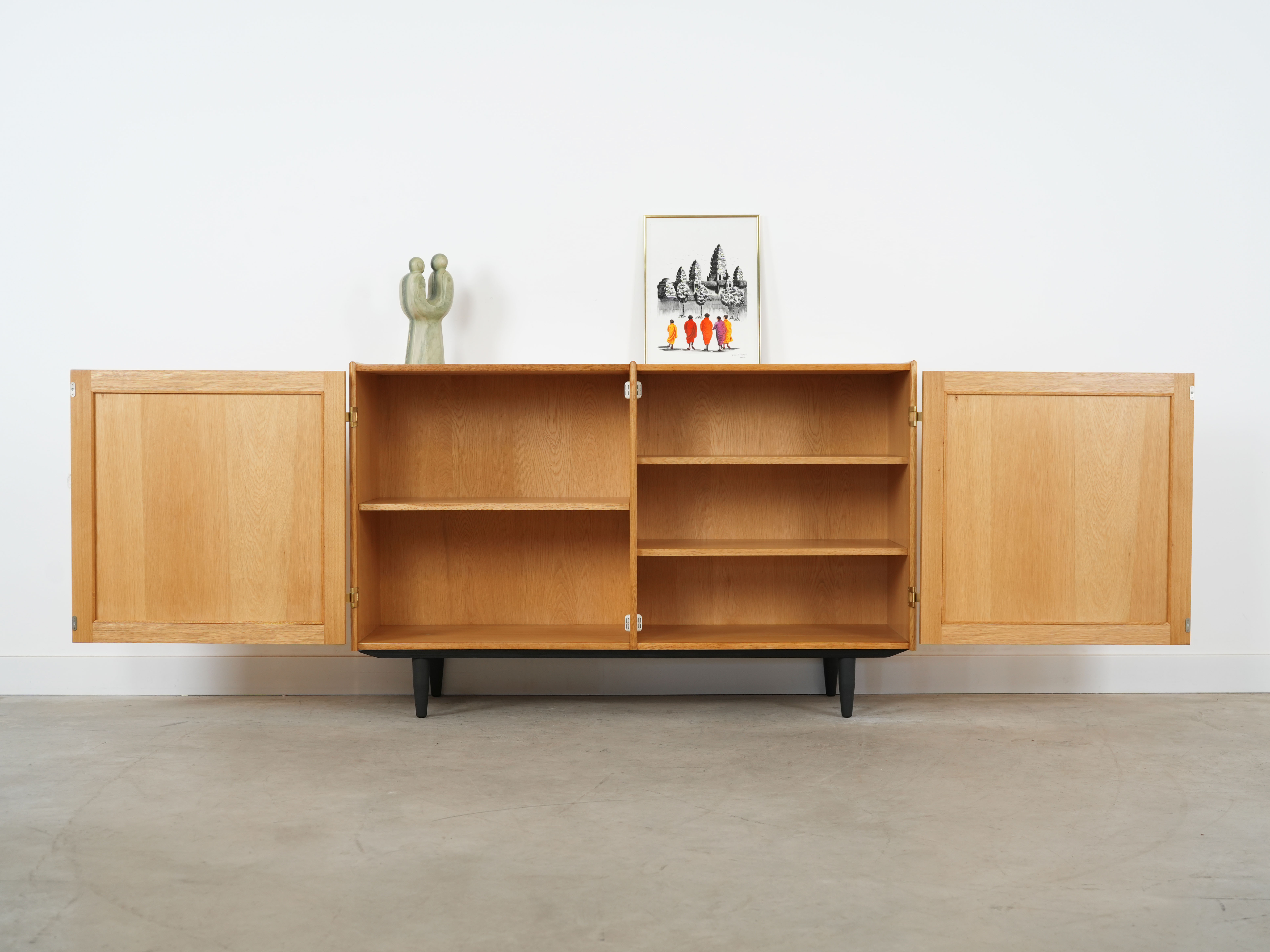 Cabinet ash wood 1970s