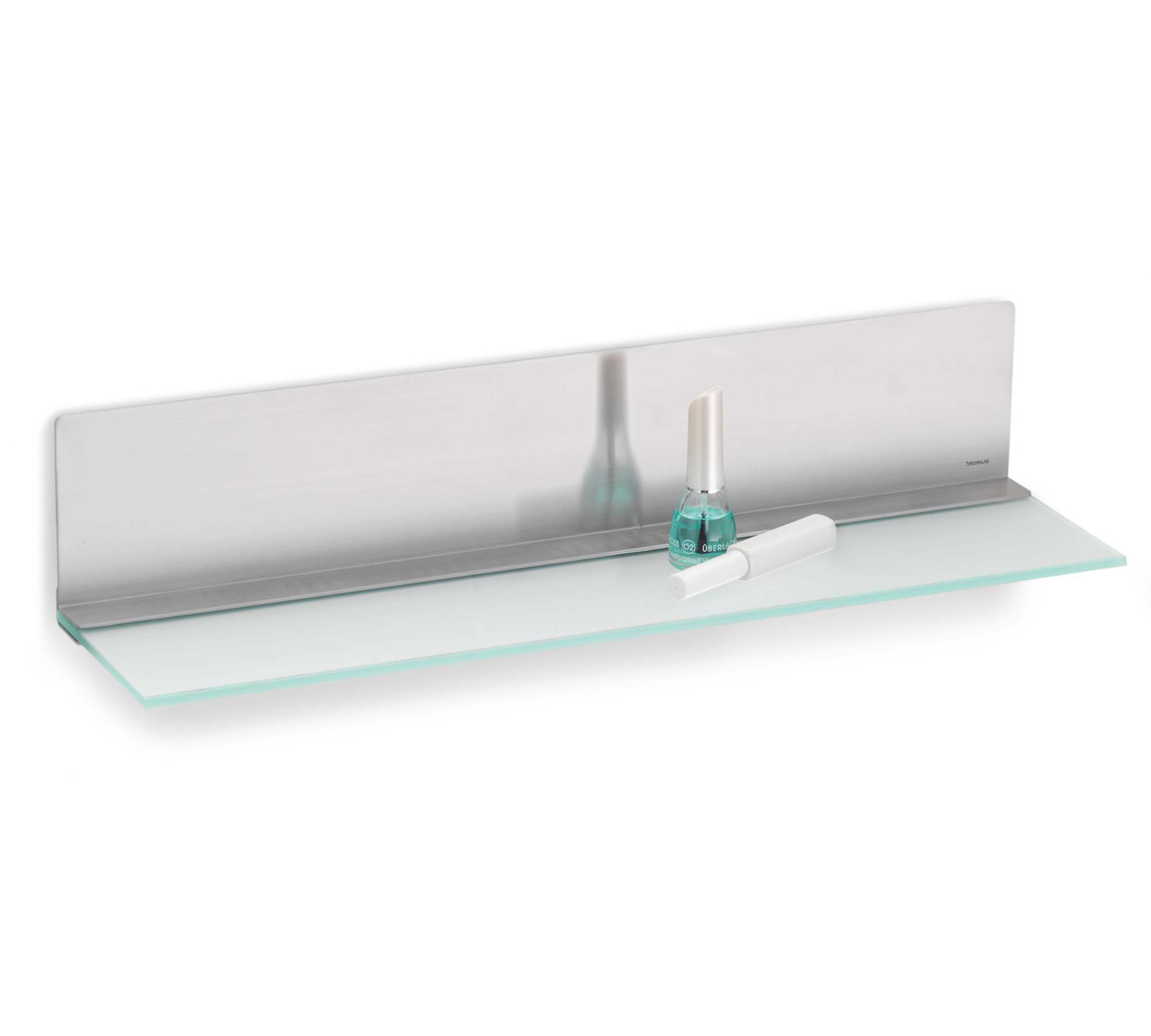 Nexio Glasablage Edelstahl Glas