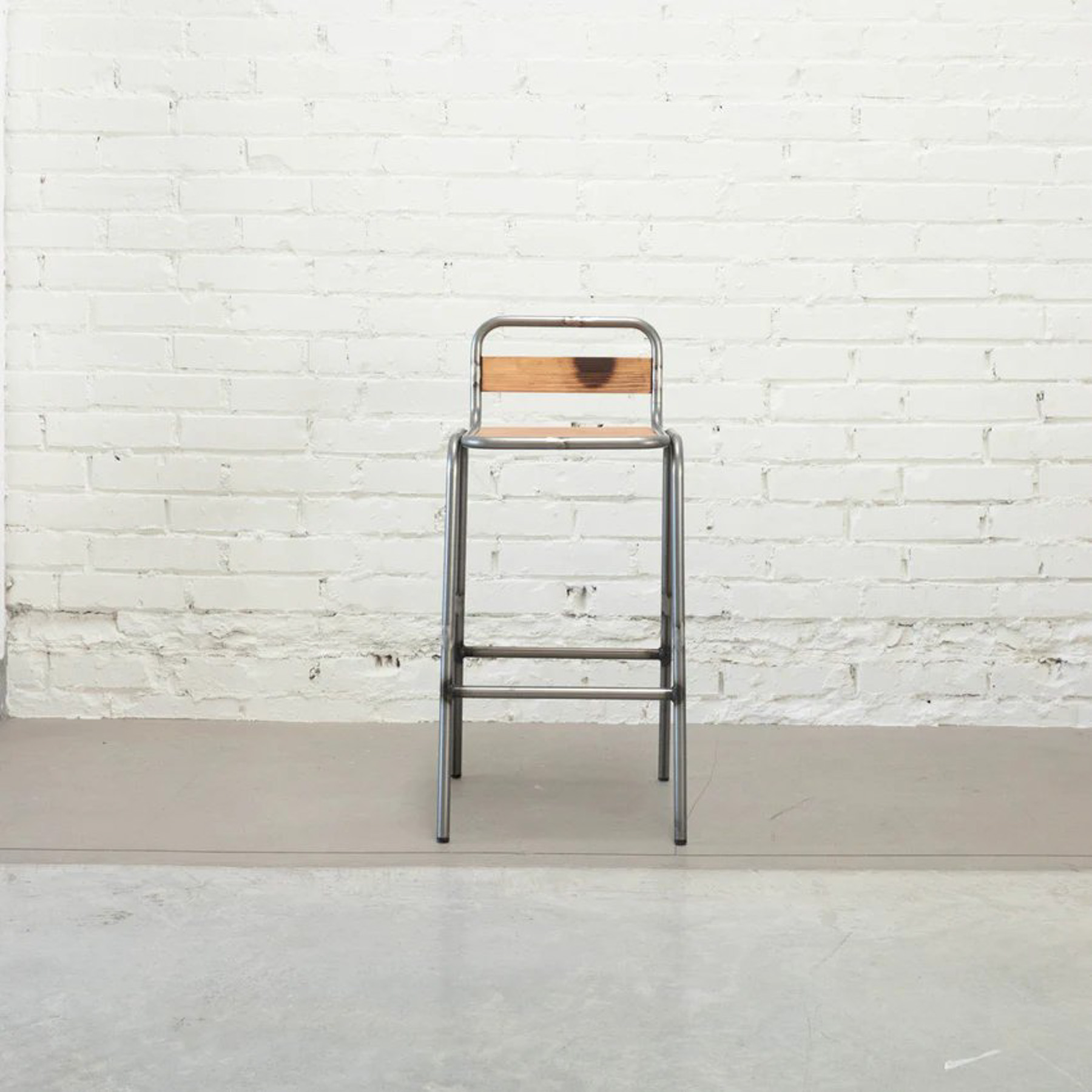 Jaden Hocker Holz Metall Braun