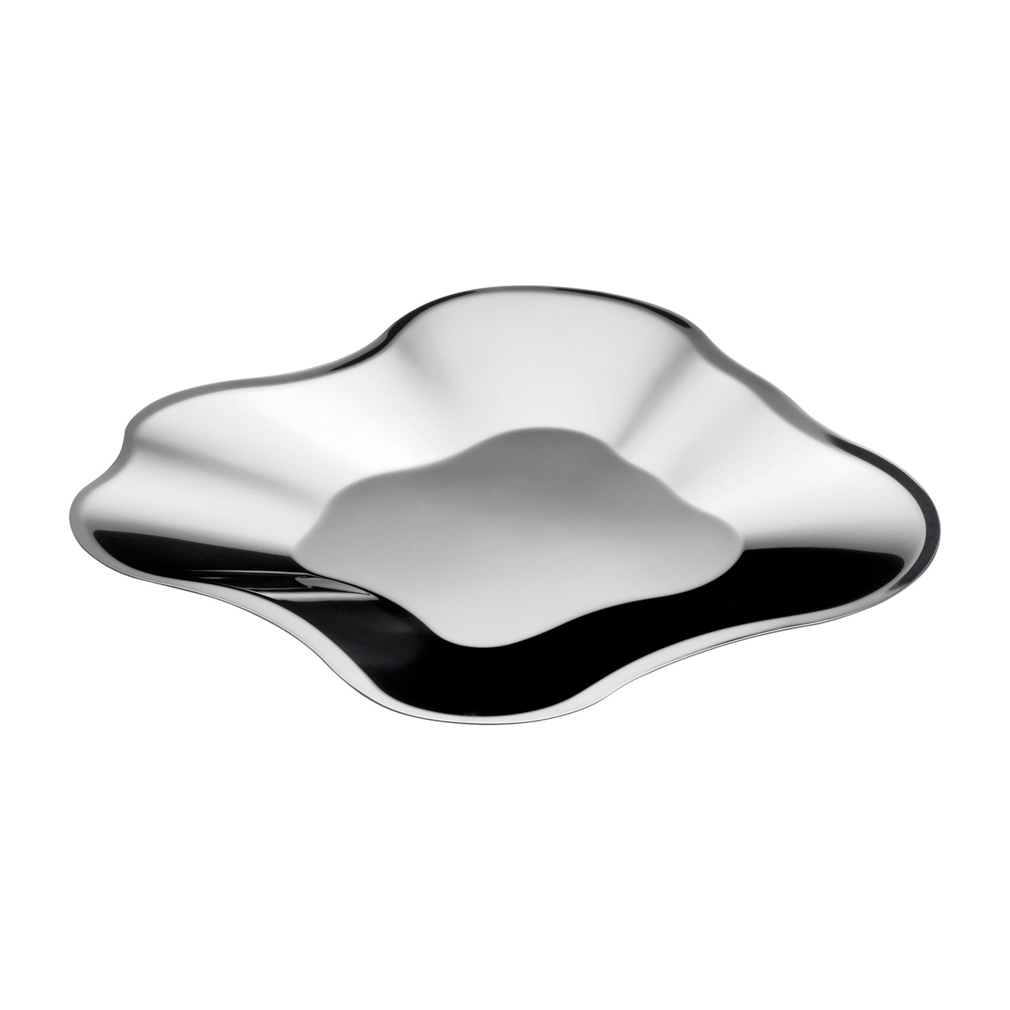 Alvar Aalto Schale Edelstahl Silber