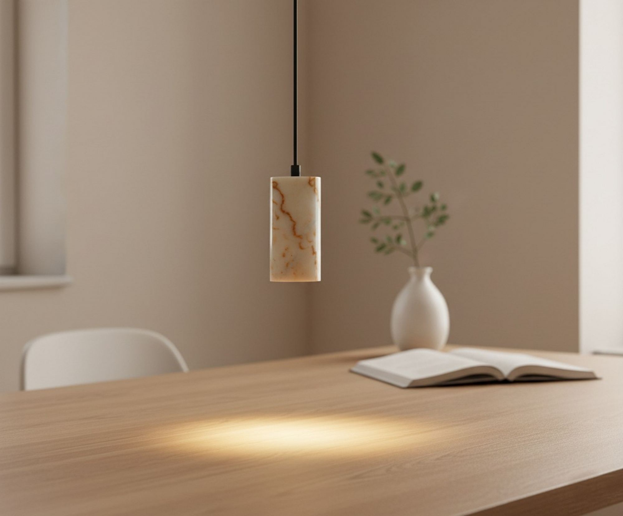 Papy-Perme Pendant Light Marble Natural