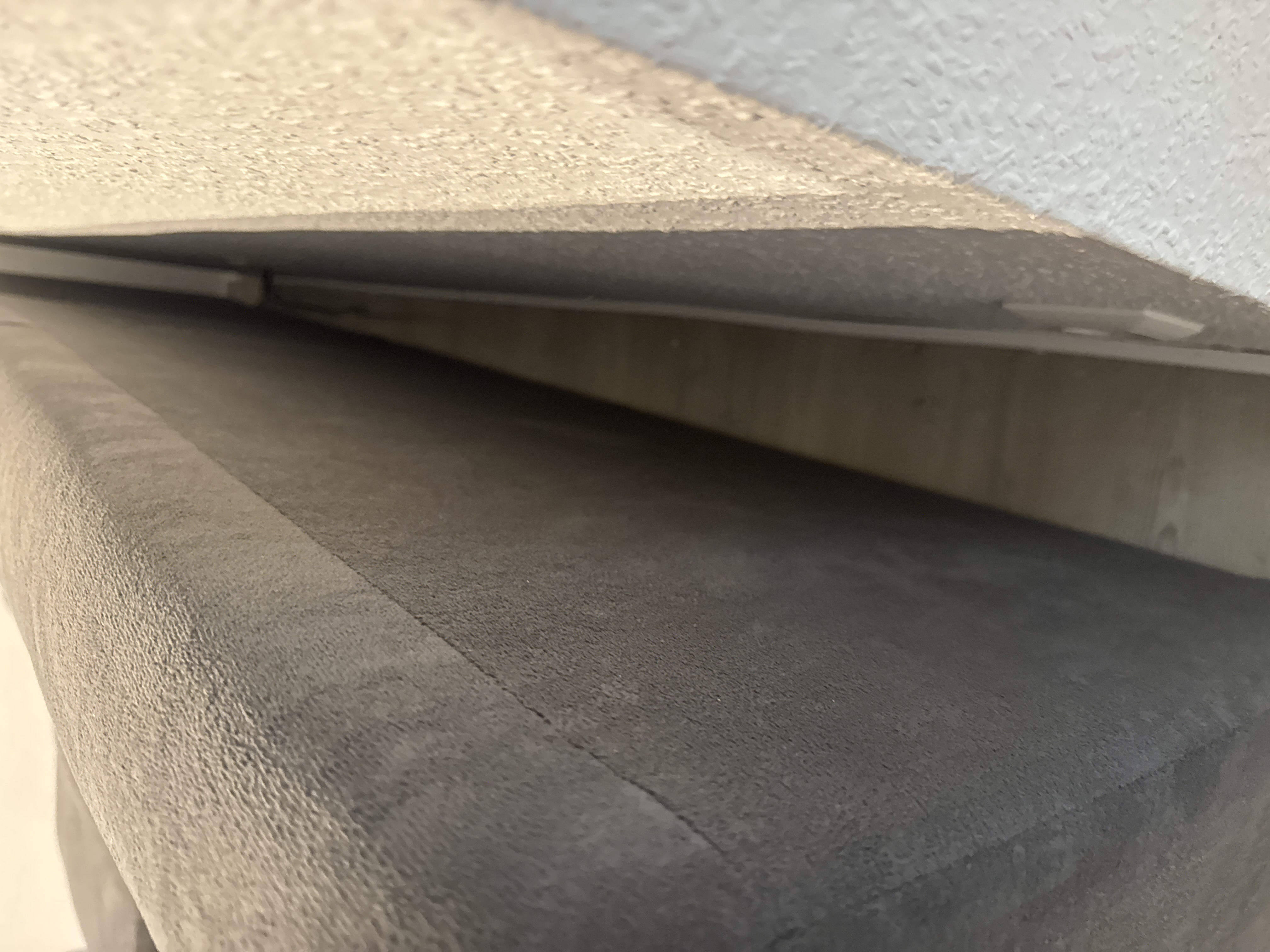 Corner sofa with sleeping function Grey