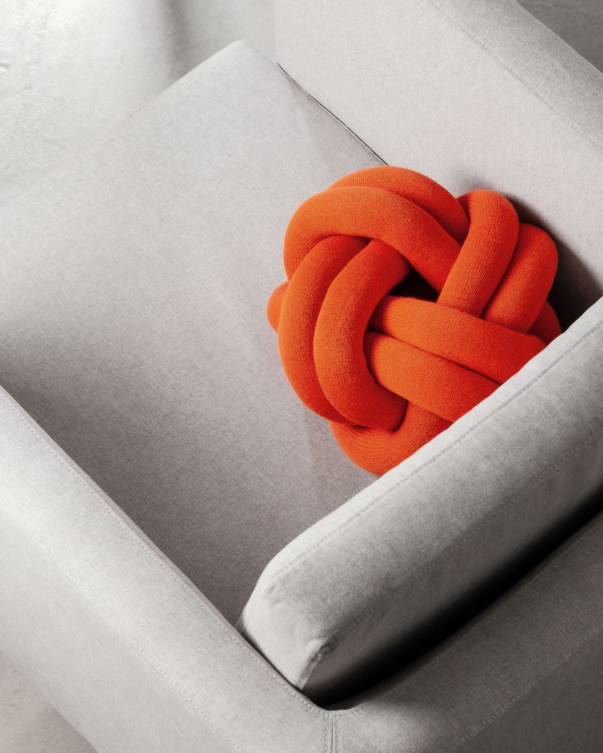Knot Kissen Rot