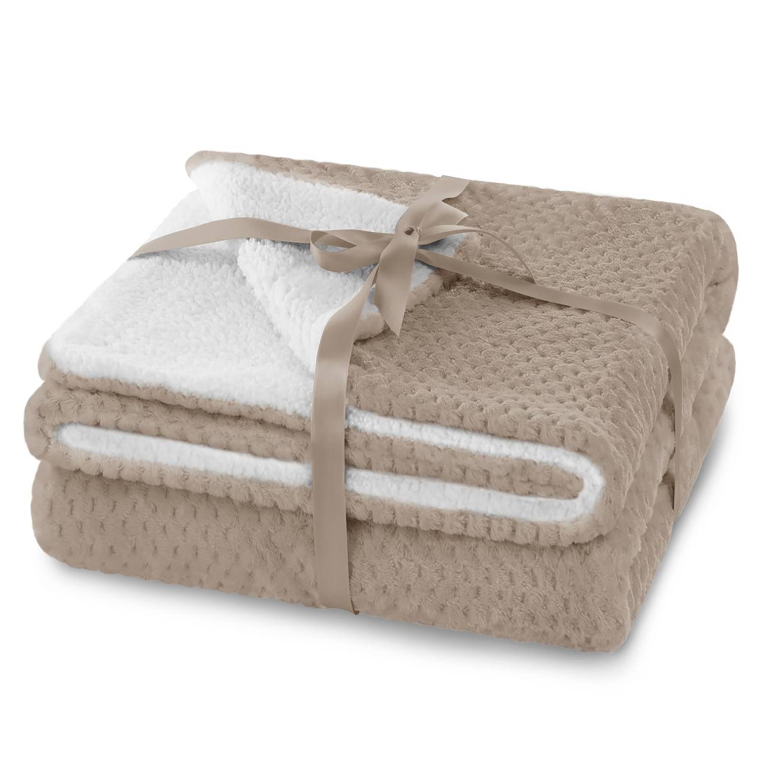 Kuscheldecke Leepy Polyester Cappuccino 130 x 180 cm