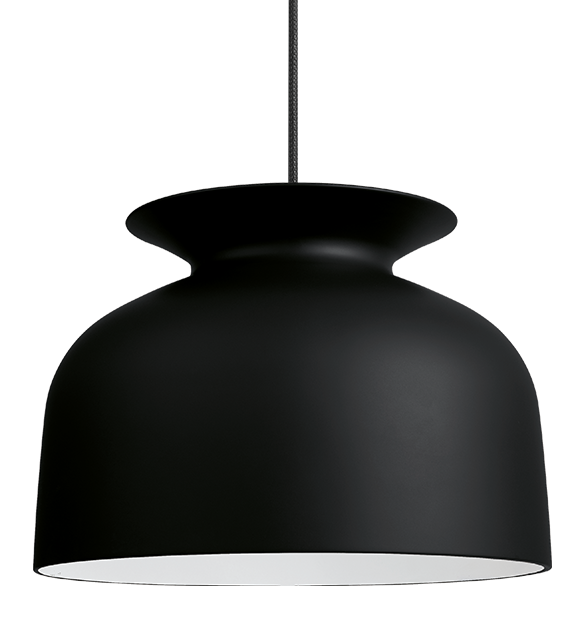 Ronde Hängeleuchte Schwarz
