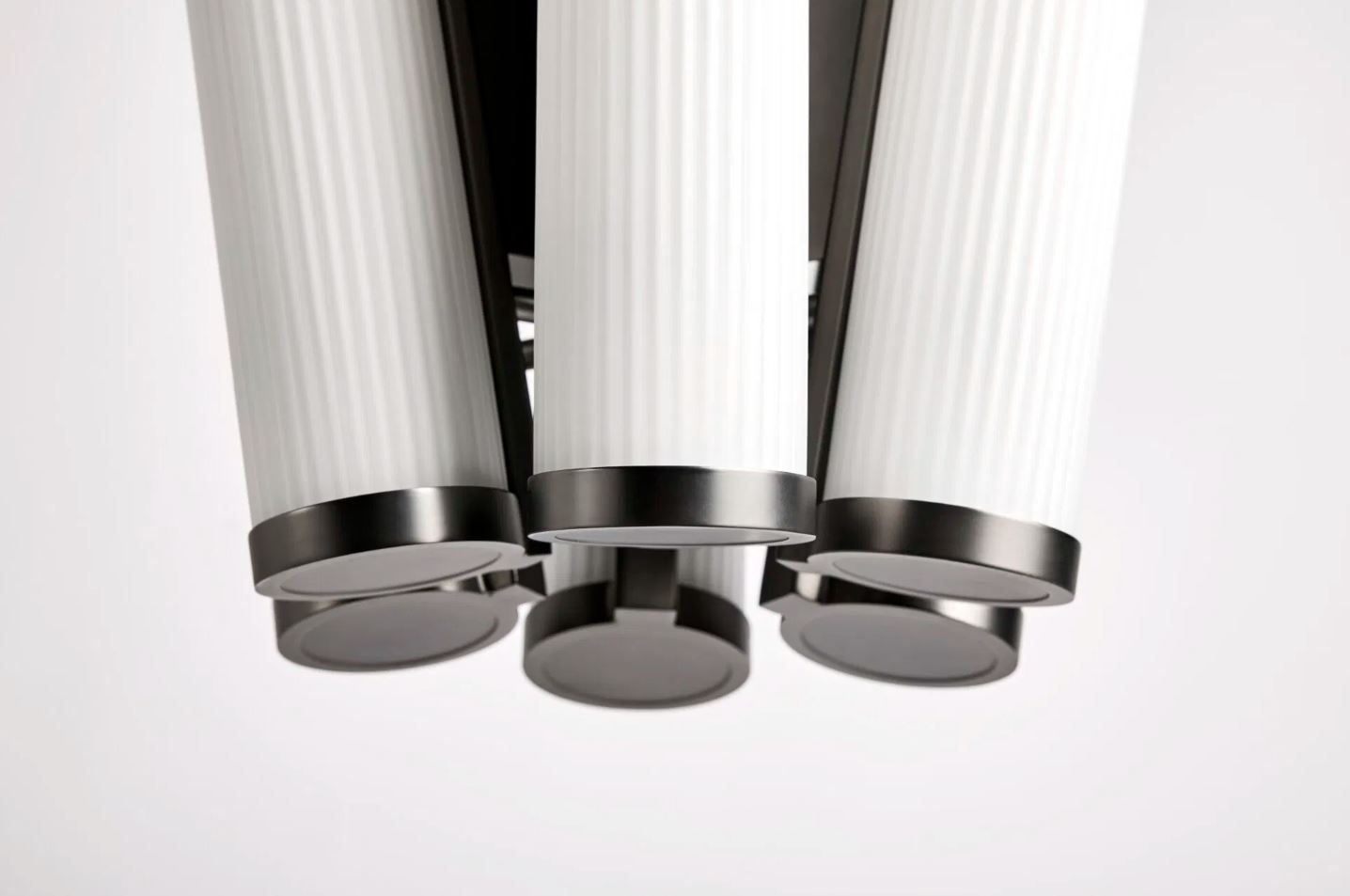 Deco Pendelleuchte Opalglas Eisen Ø40 cm