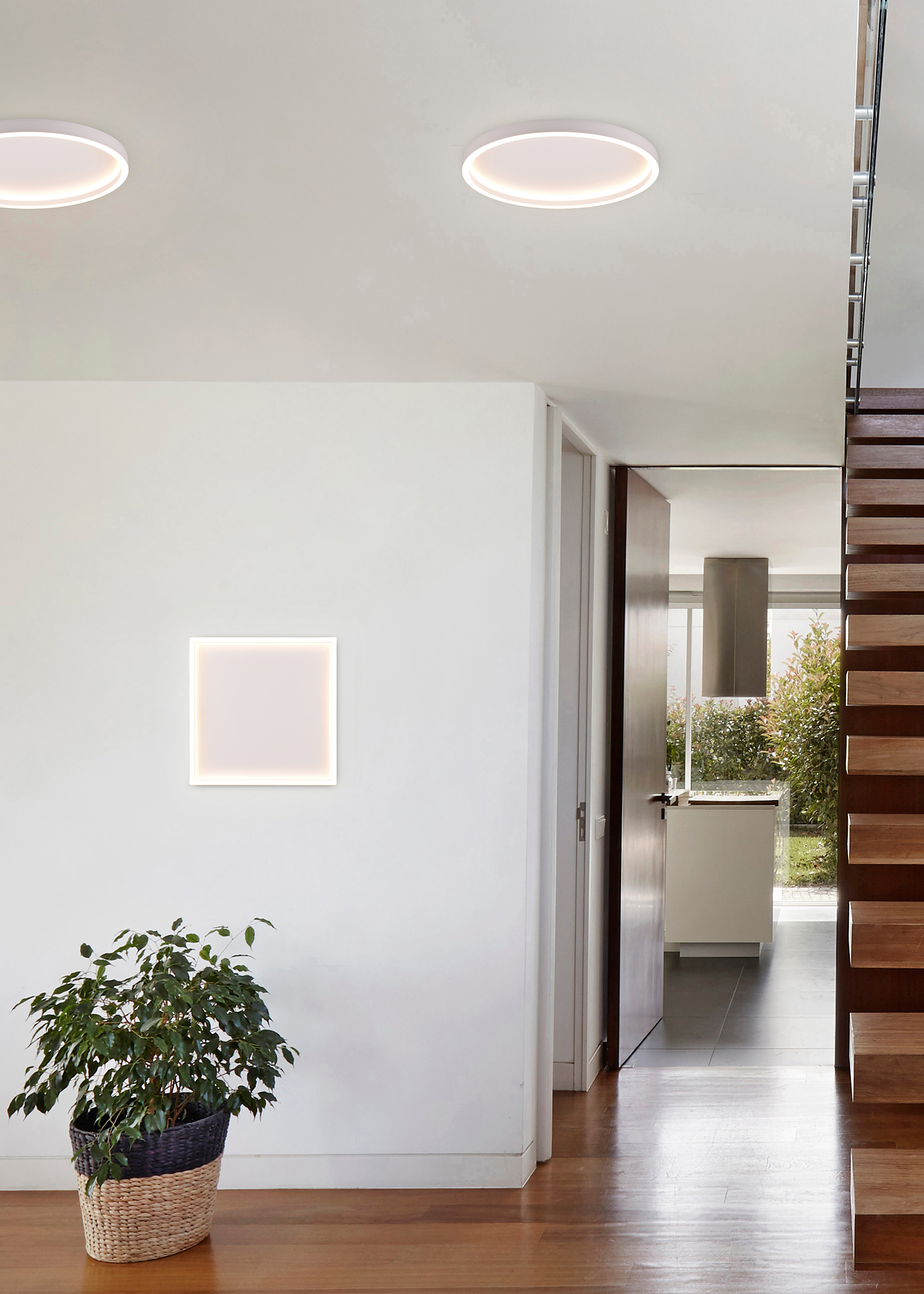 LED-Deckenleuchte Rotonda Weiß